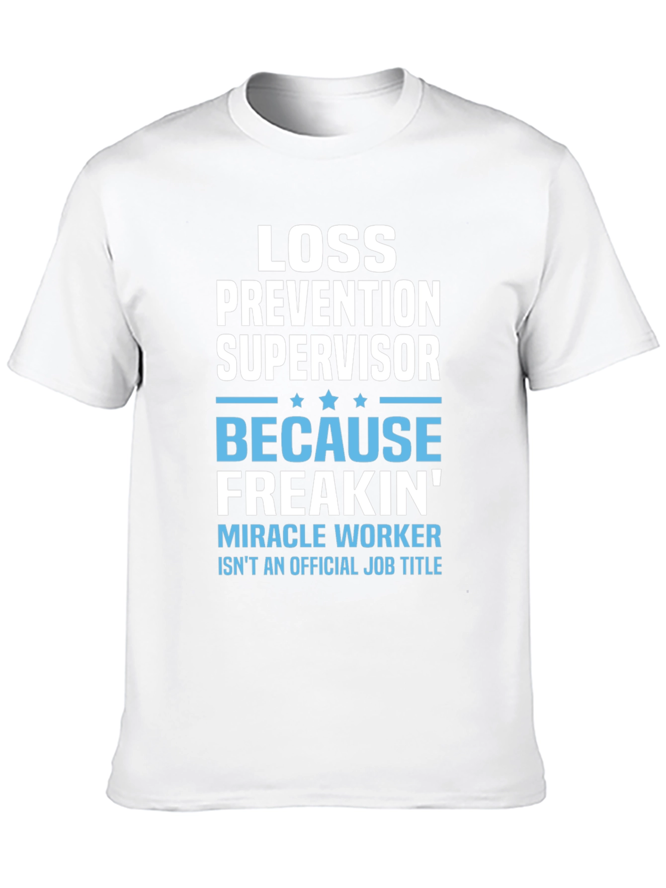 Black Loss Prevention Supervisor Graphic Tee view 10