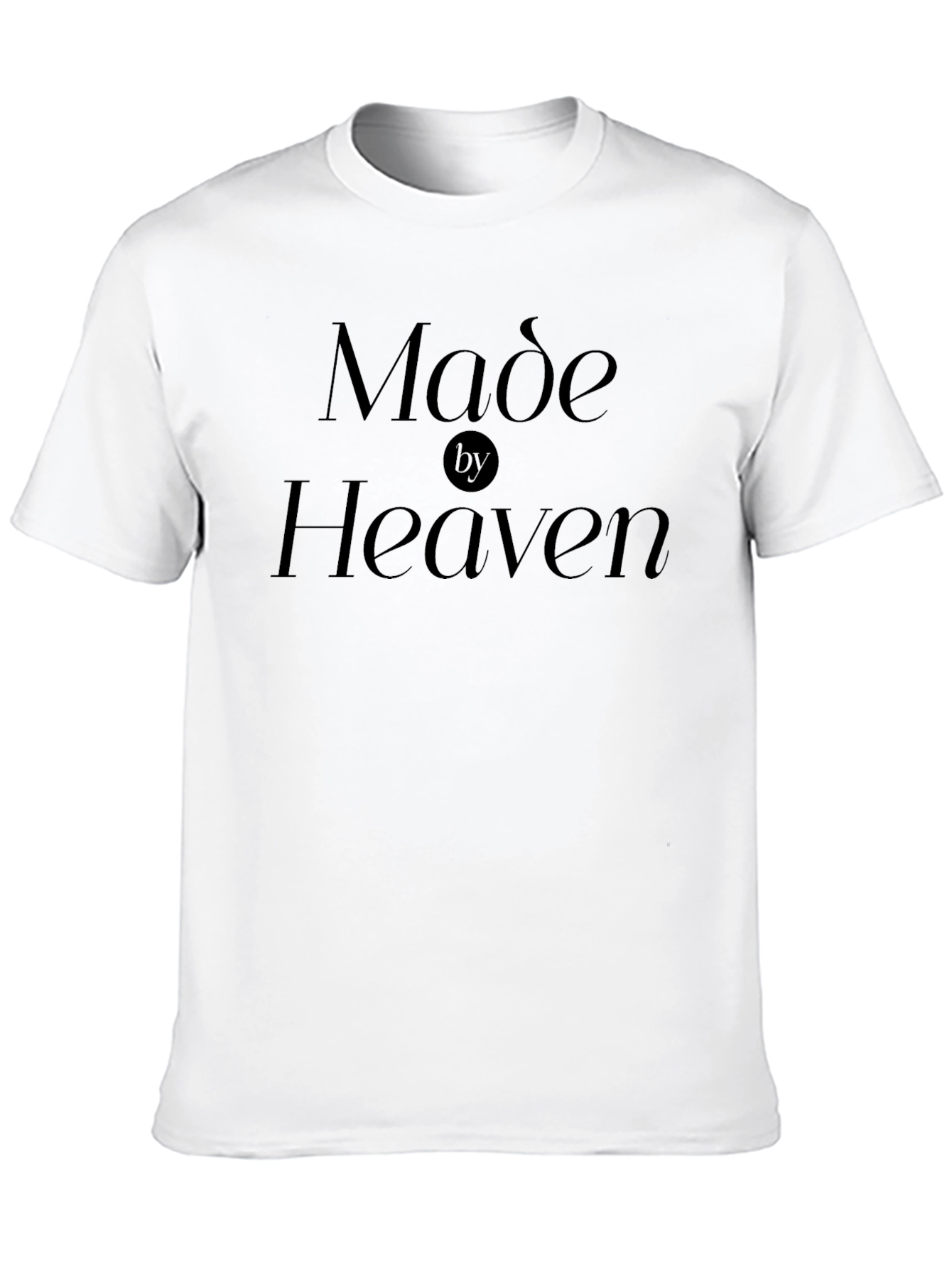 Black Made by Heaven Black Graphic Tee view 10