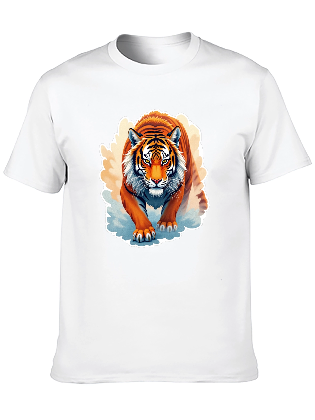 Black Tiger Graphic T-Shirt - Fierce Animal Design view 10
