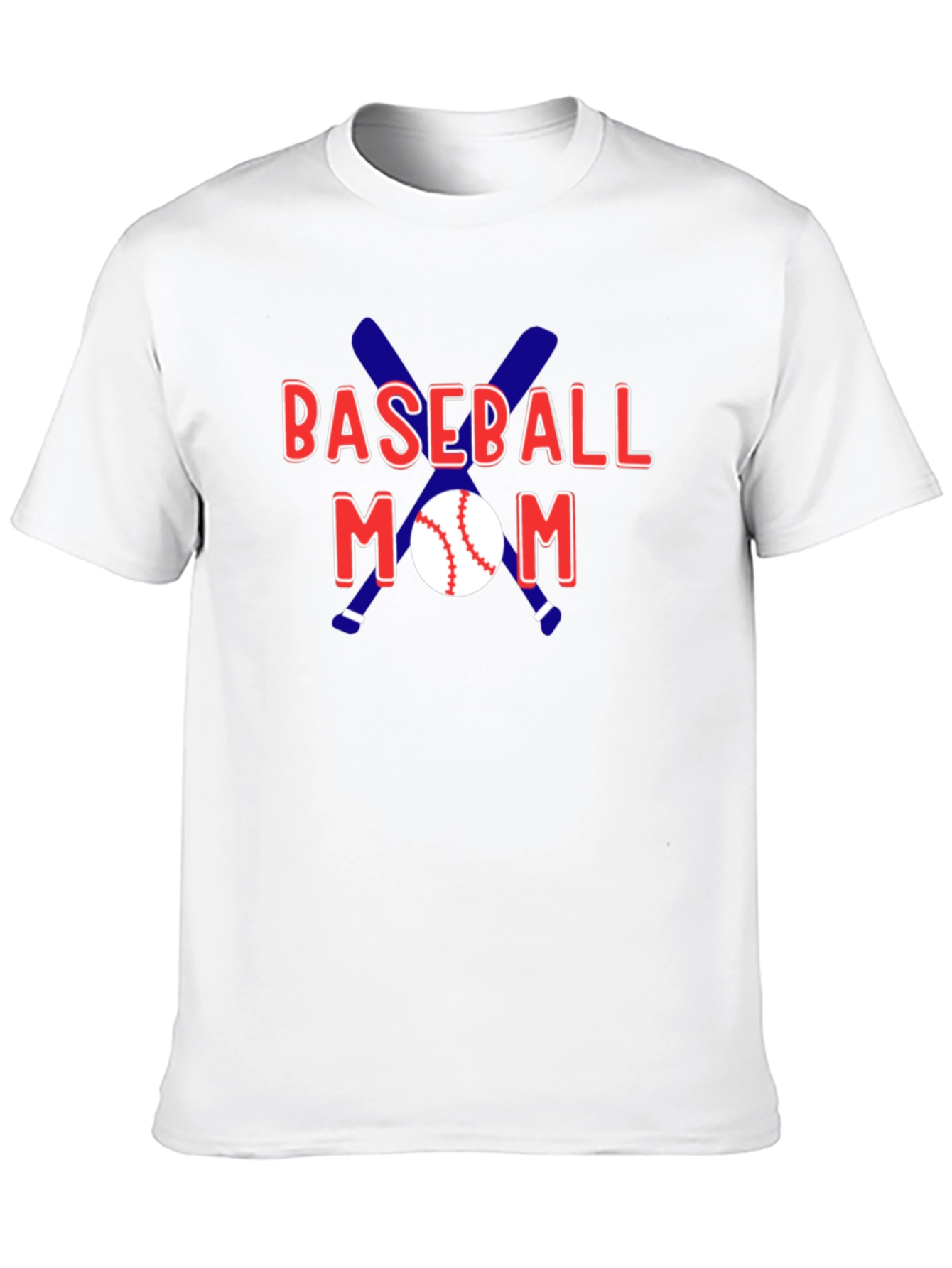 Black Baseball Mom Graphic T-Shirt view 10