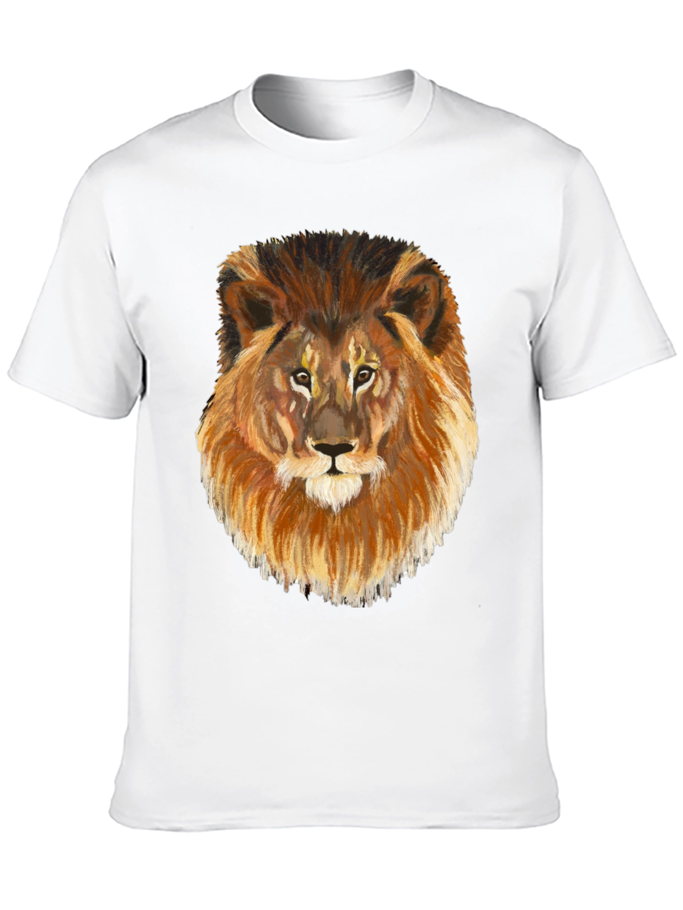 Black Lion Graphic Tee - Black Cotton Blend view 10