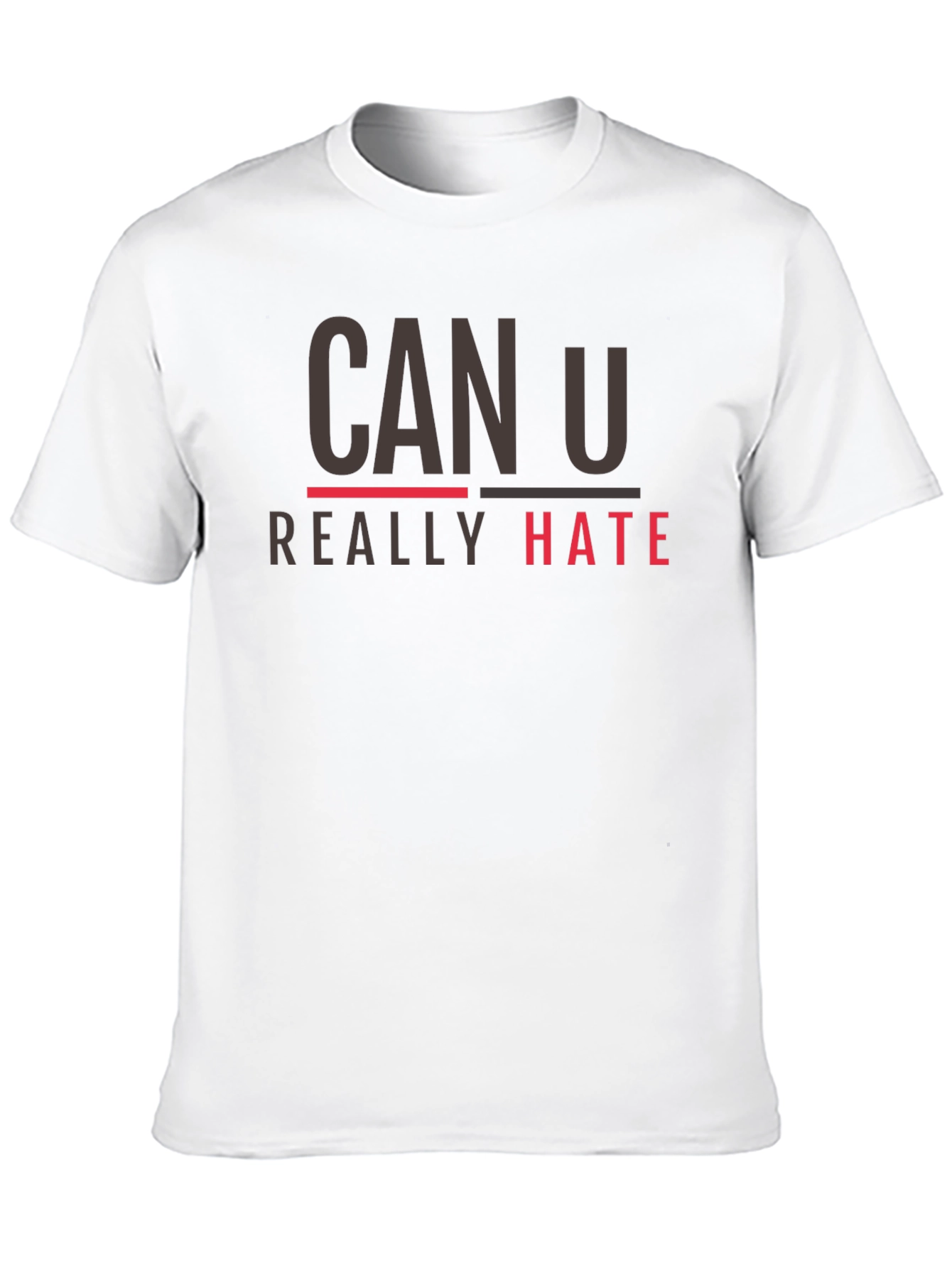 Black Can U Really Hate Graphic Tee view 10