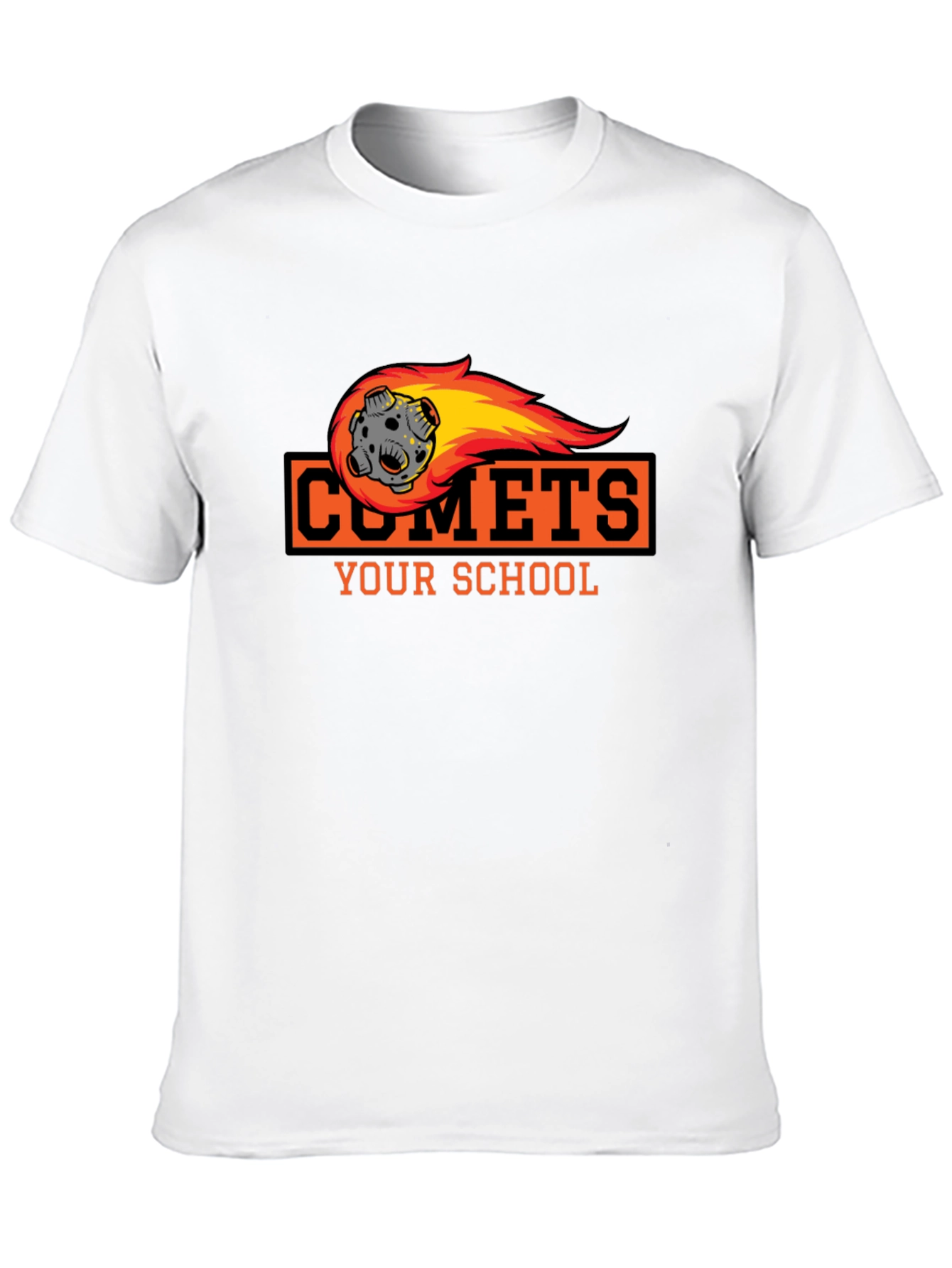 Black Comets School T-Shirt - Black view 10