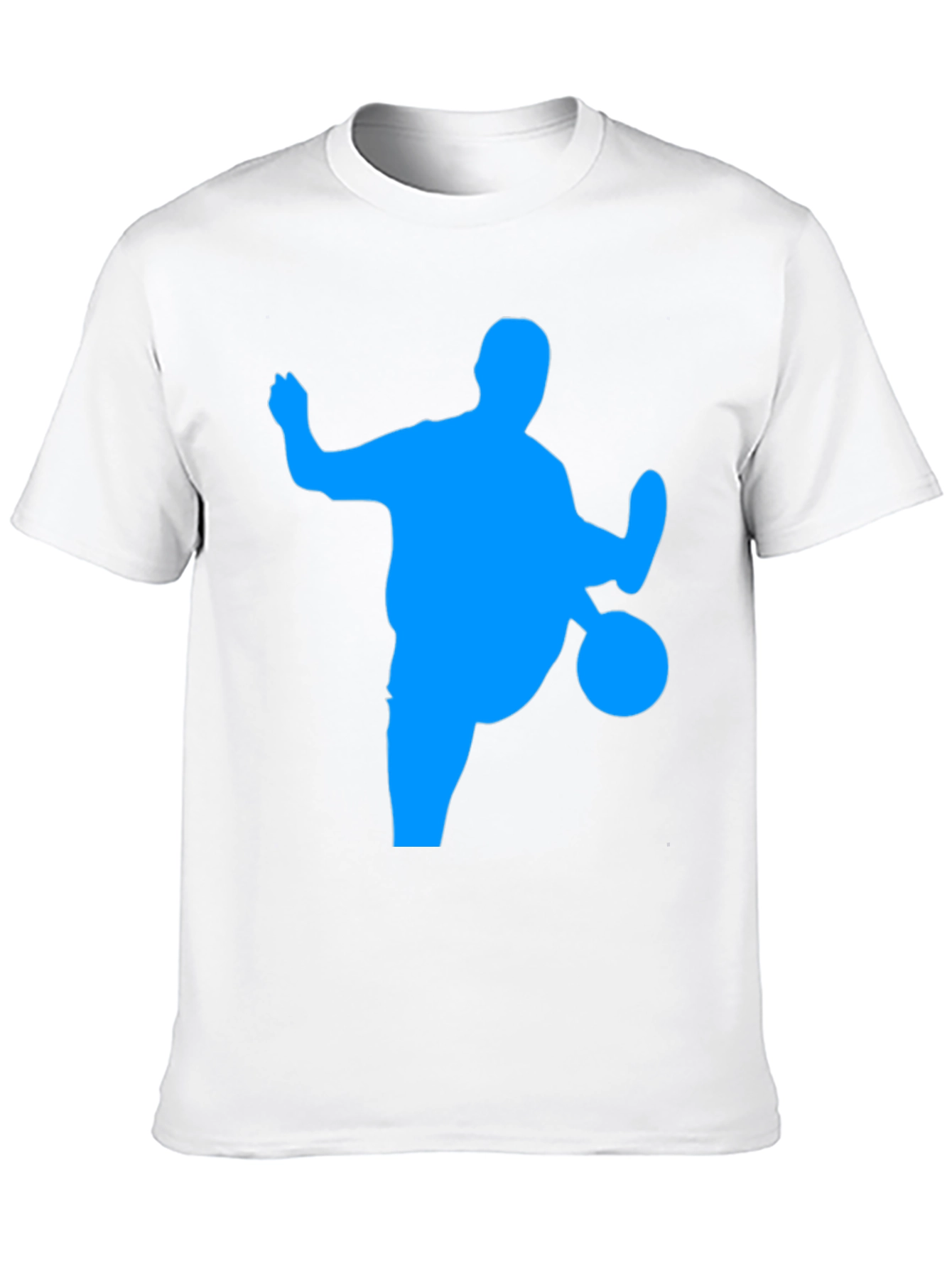 Black Soccer Silhouette Graphic Tee - Black view 10