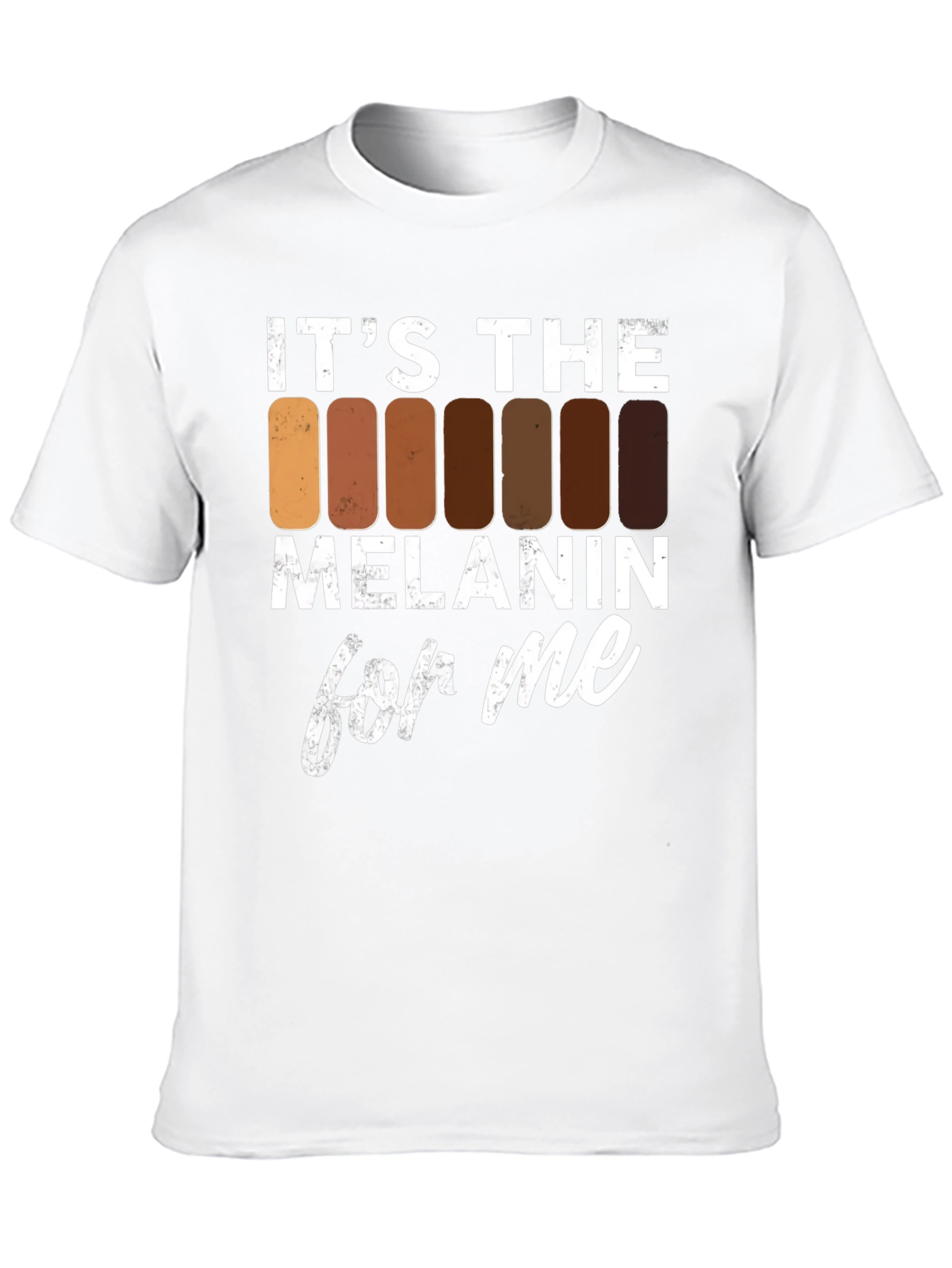 Black It's The Melanin For Me T-Shirt view 10