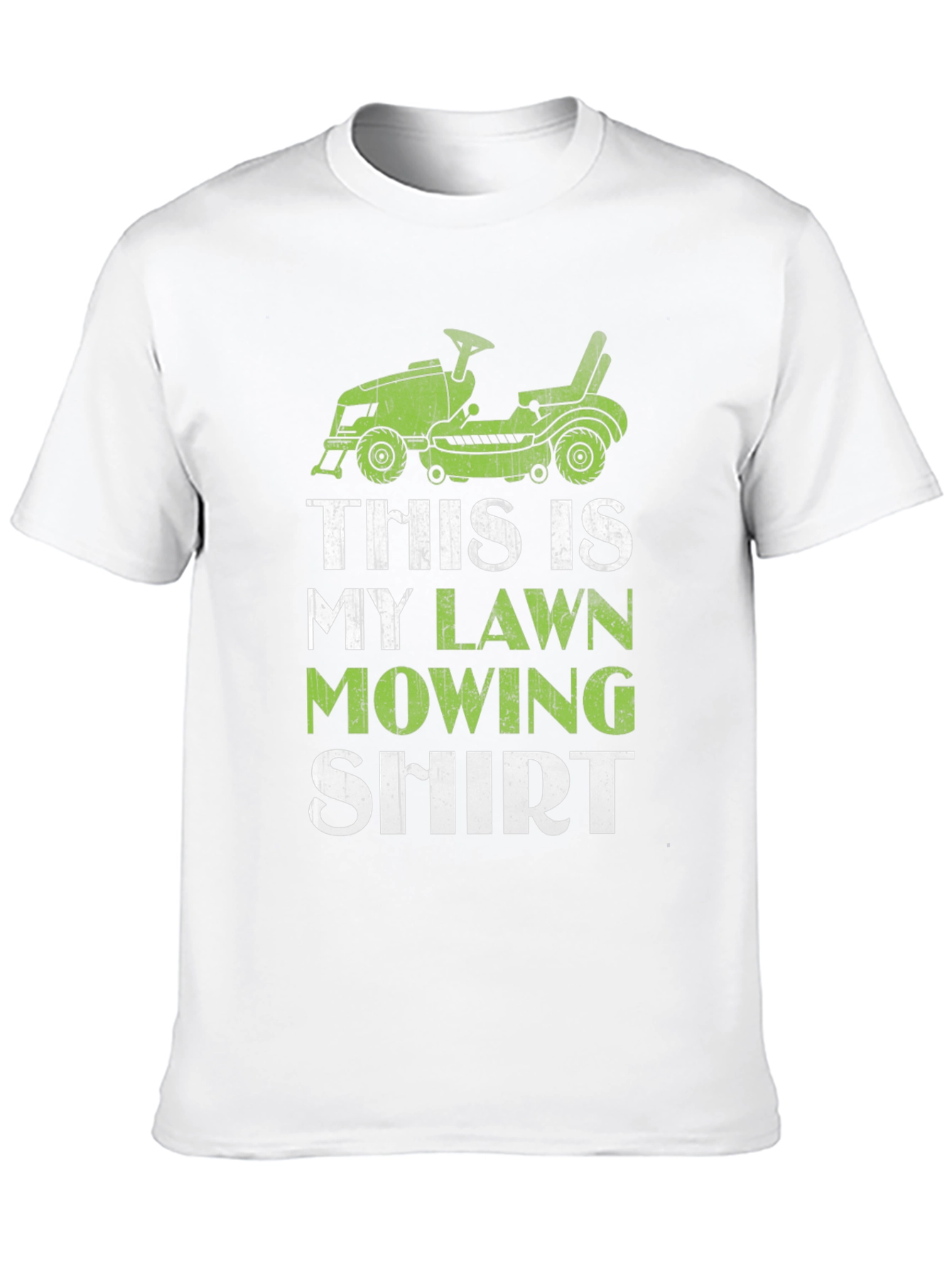 Black Lawn Mowing Shirt - Funny Gardener T-Shirt view 10