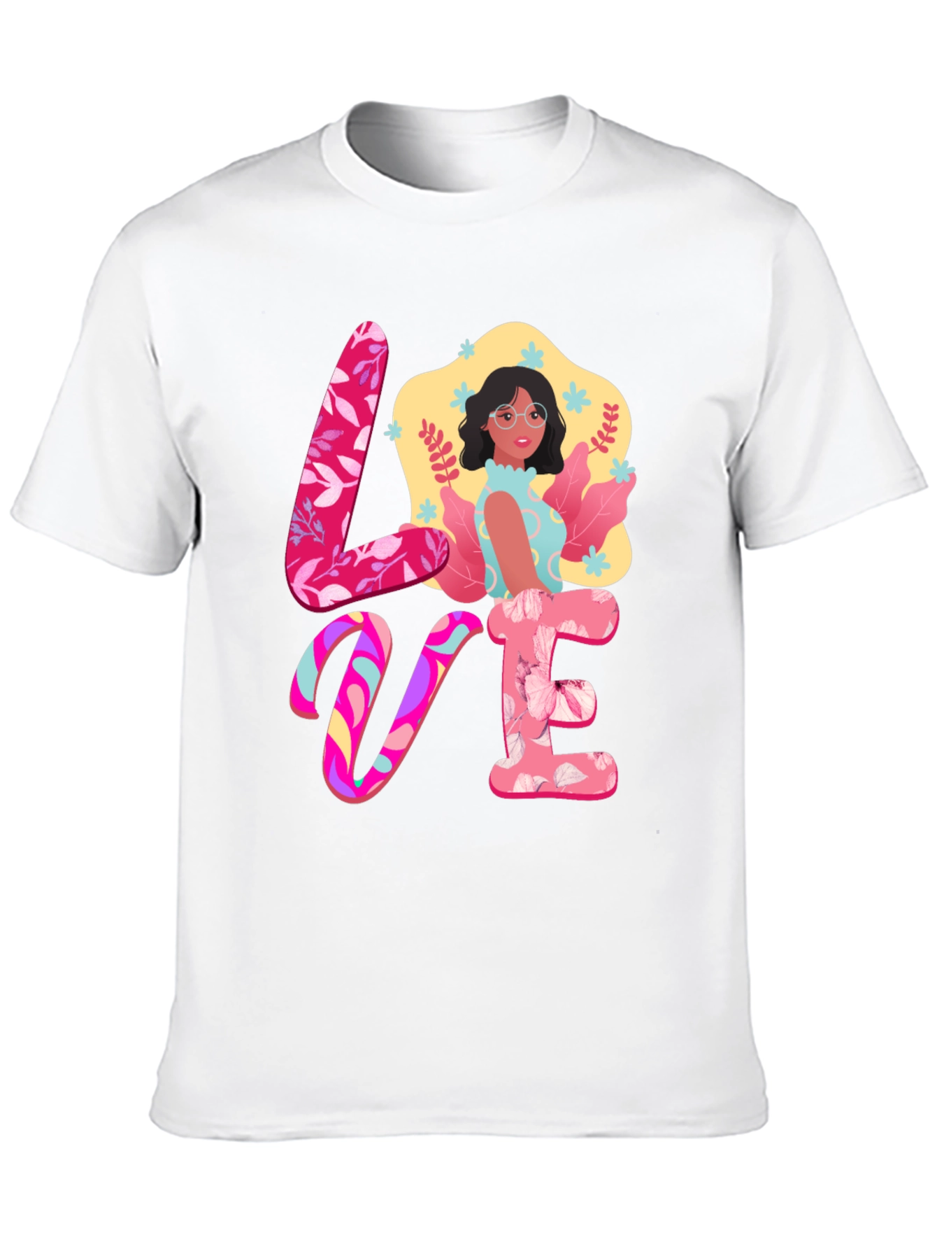 Black Love Graphic Print Tee view 10