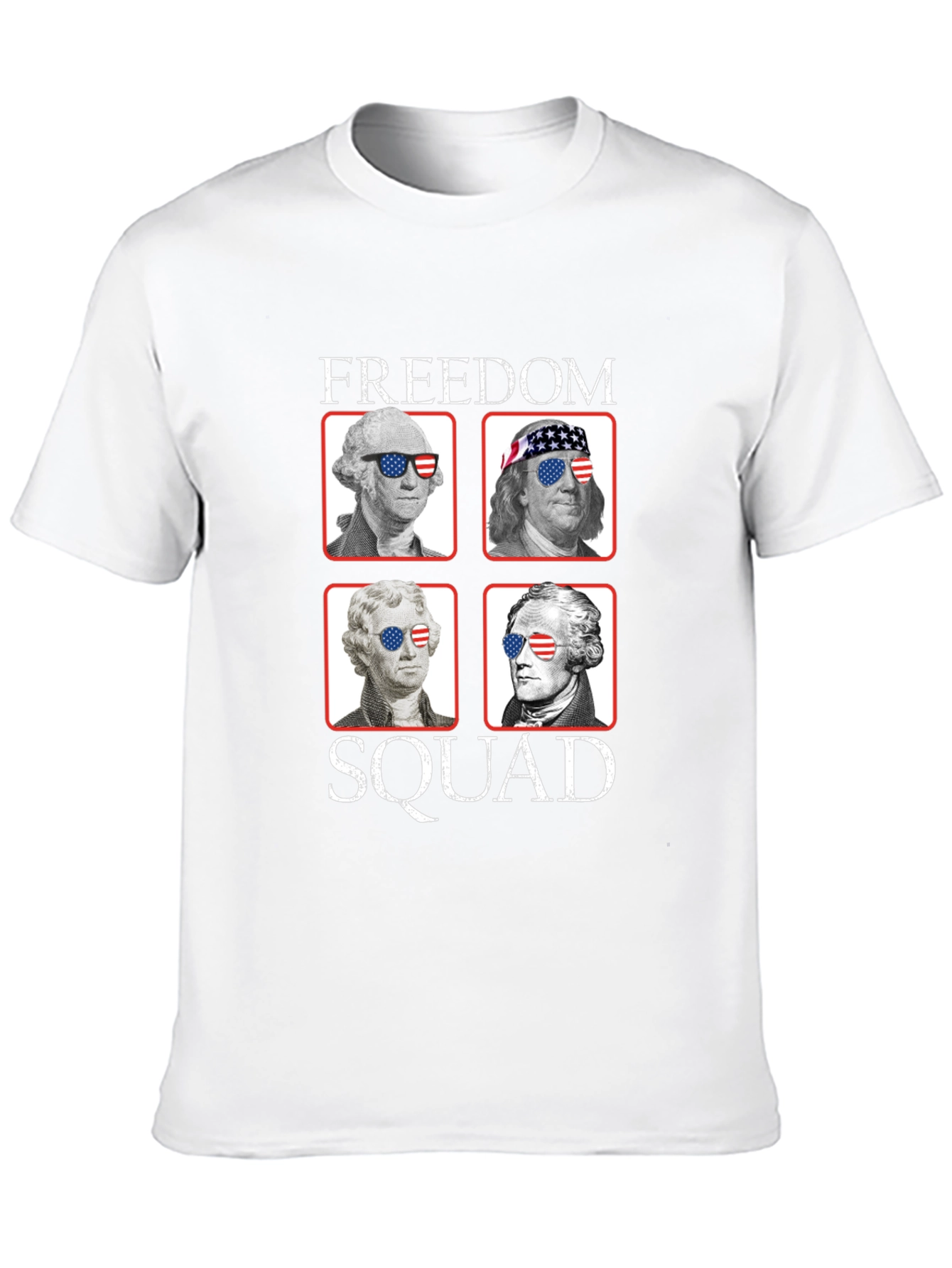 Black Freedom Squad T-Shirt: Patriotic Presidents view 10