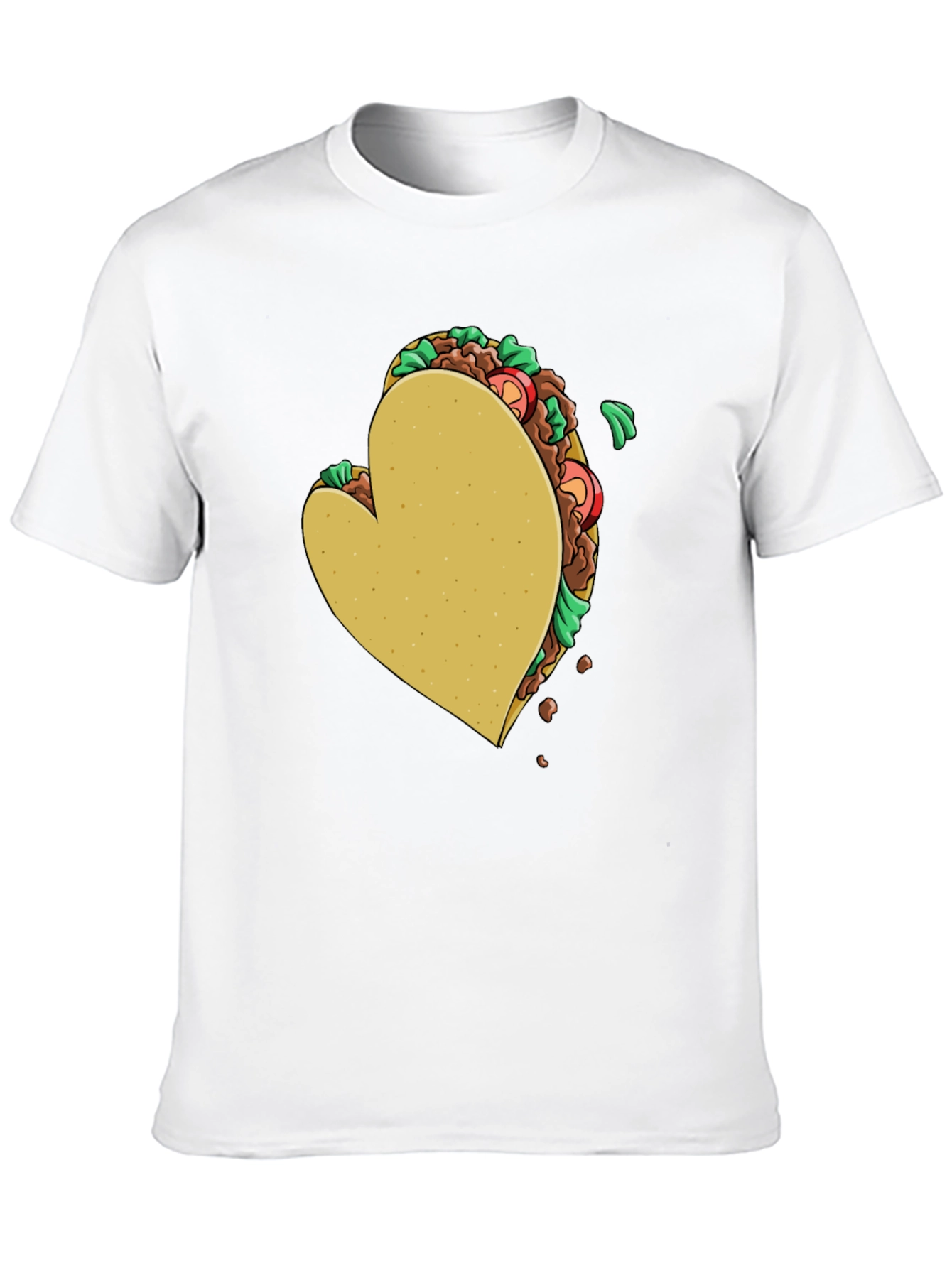 Black Heart Taco Graphic T-Shirt view 10