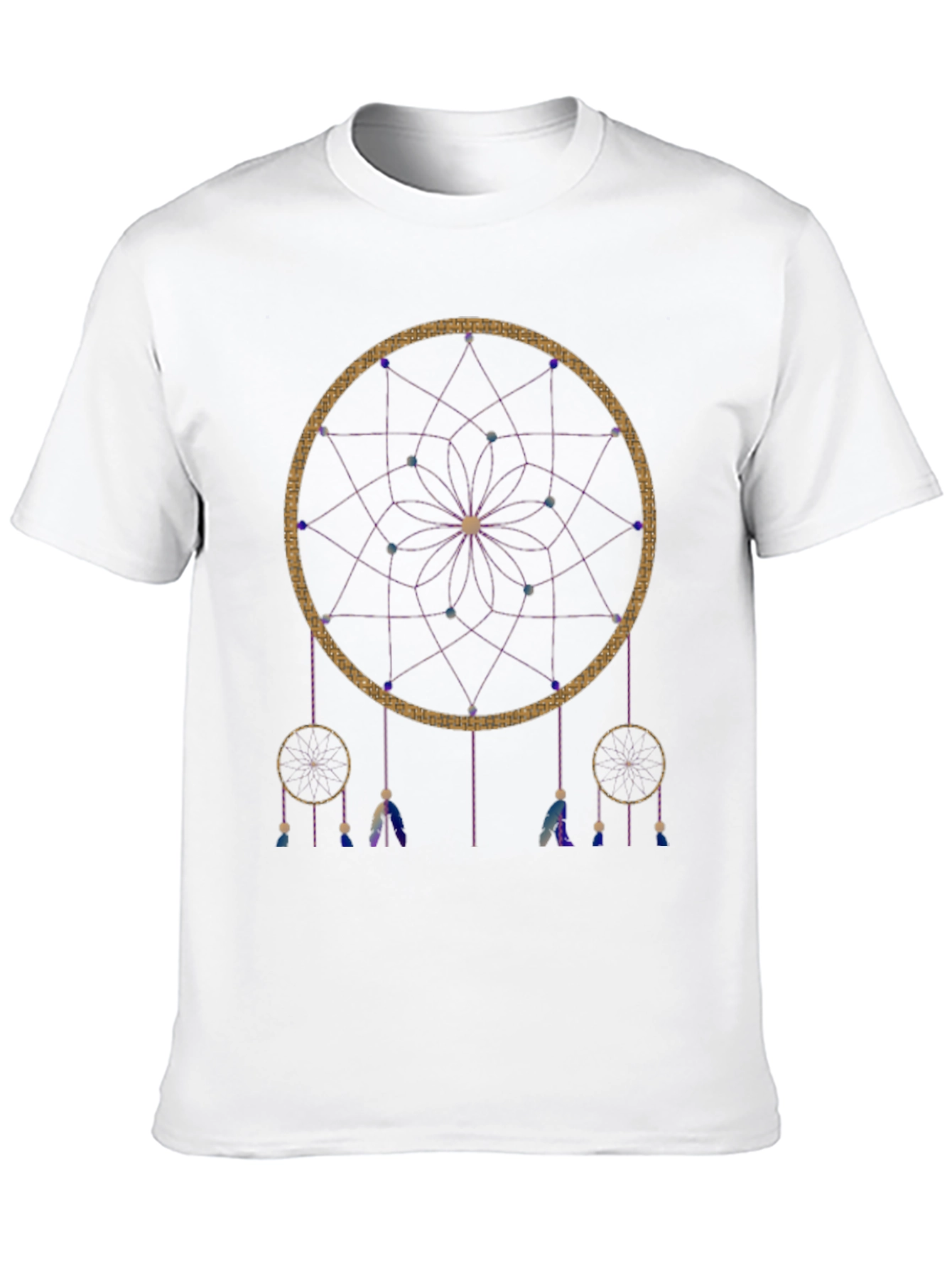 Black Dreamcatcher Graphic Tee - Boho Style Shirt view 10