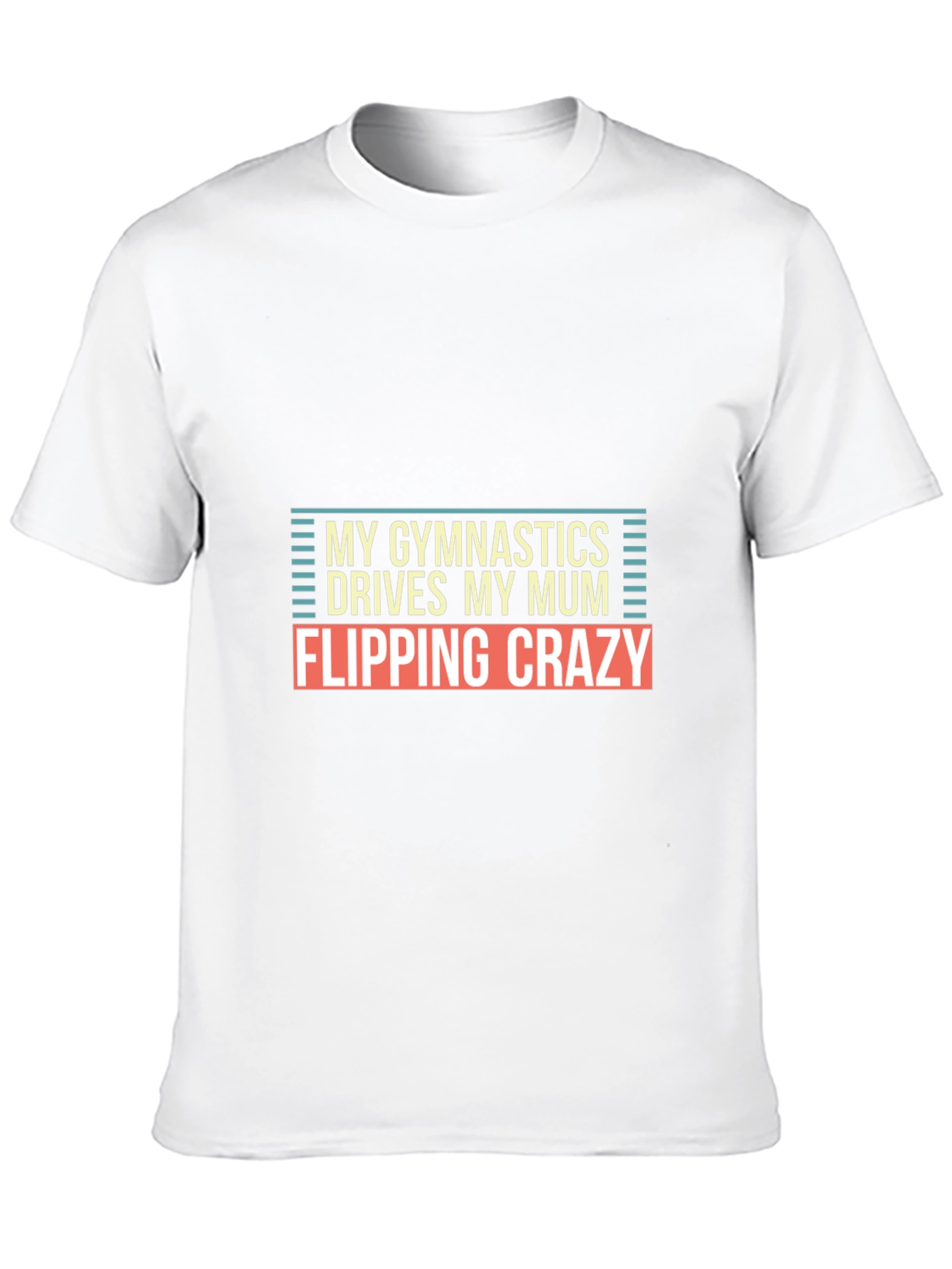 Black Gymnastics Mum Crazy T-Shirt view 10