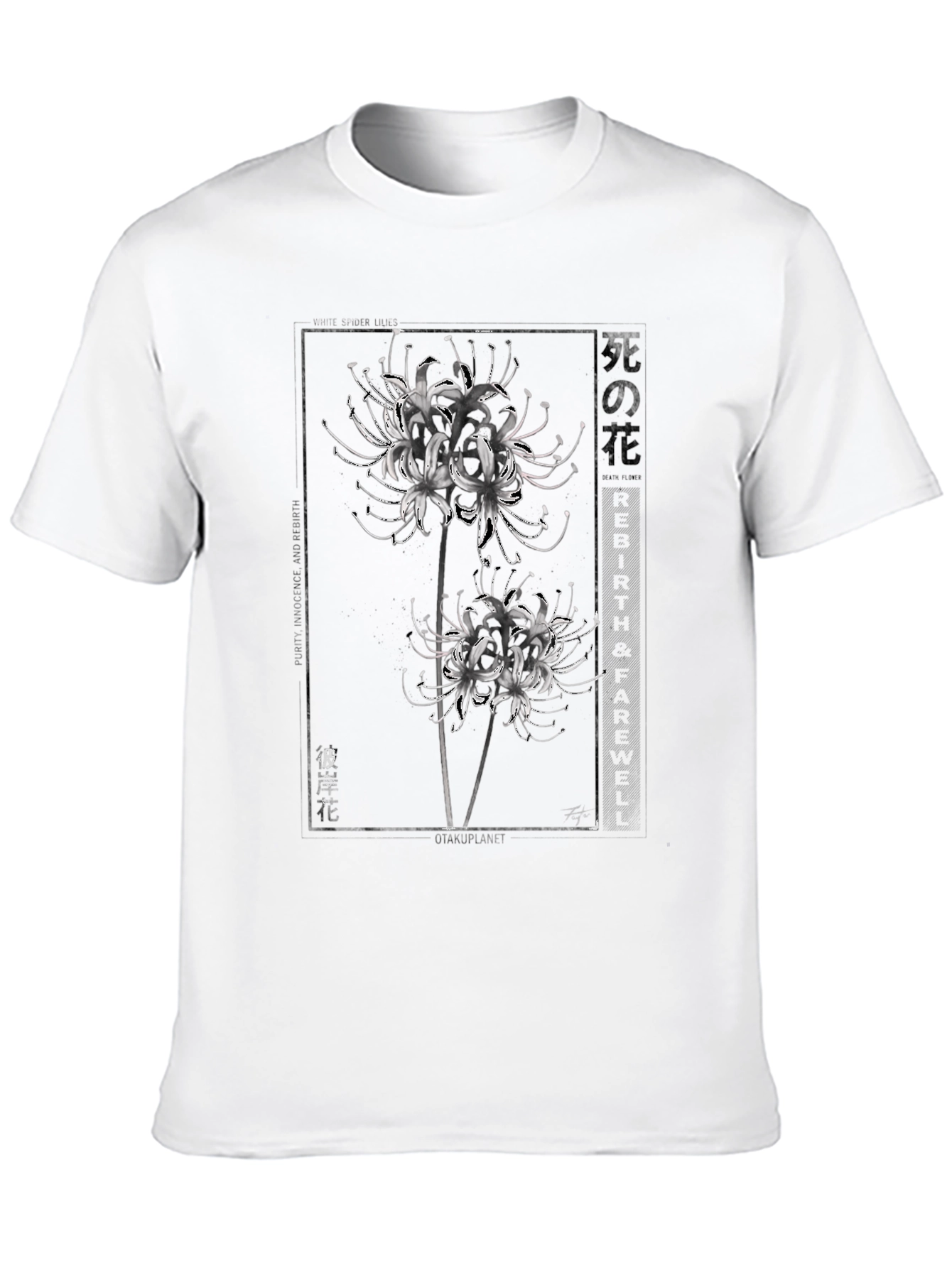Black Floral Graphic T-Shirt - Black view 10