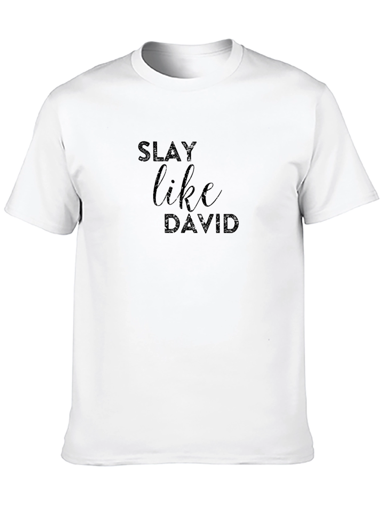 Black Slay Like David - Trendy Graphic Tee view 10