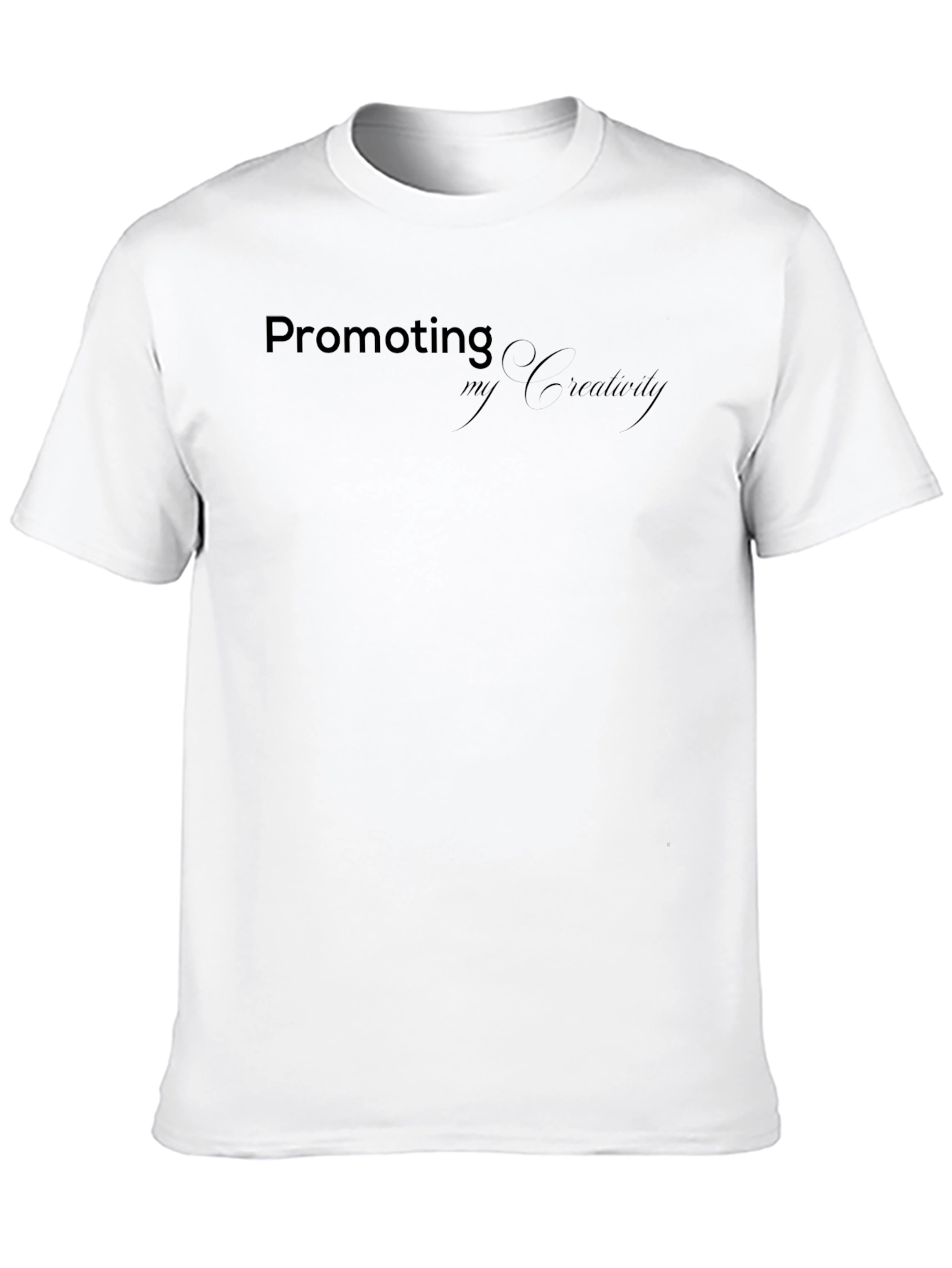 Black Promoting My Creativity Black T-Shirt view 10