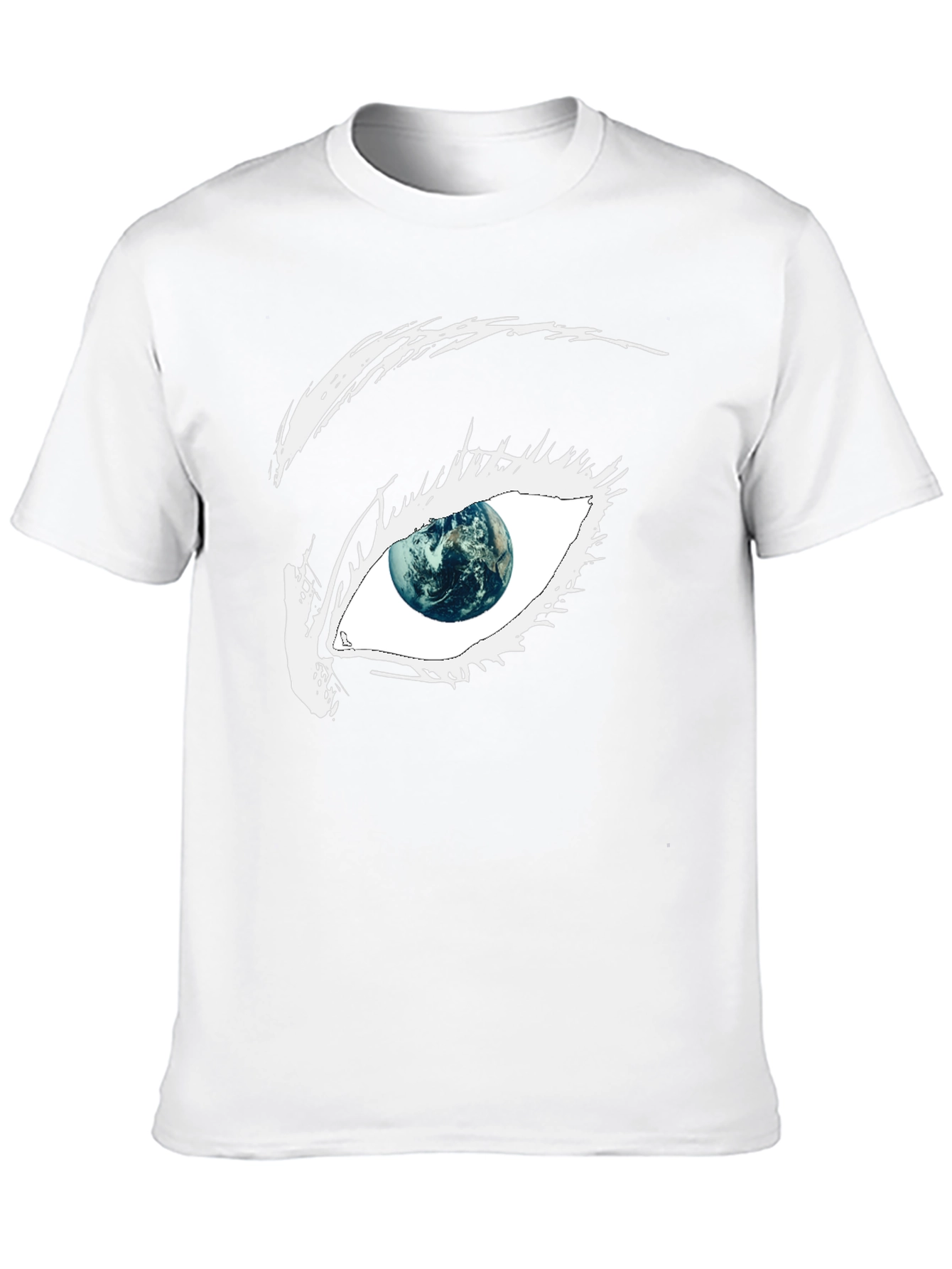 Black Eye See The World T-Shirt - Earth Inside The Eye view 10