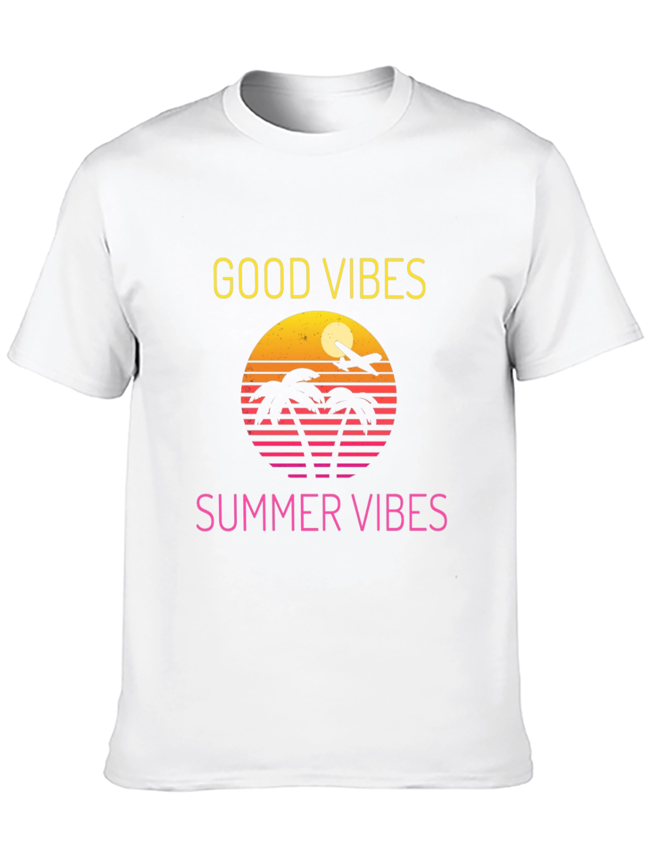 Black Good Vibes Summer T-Shirt view 10