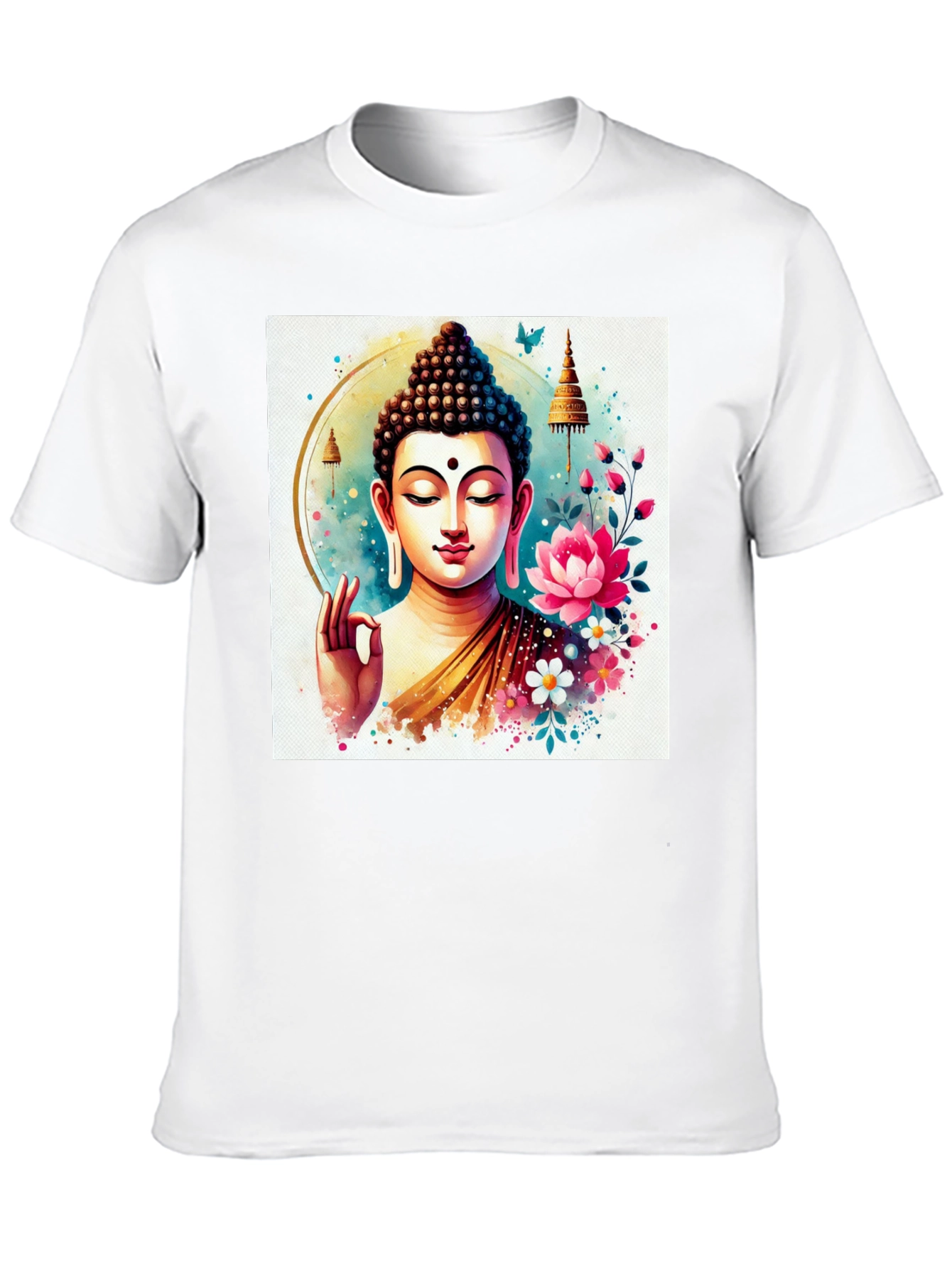 Buddha Art T-Shirt: Spiritual Zen Style - 10