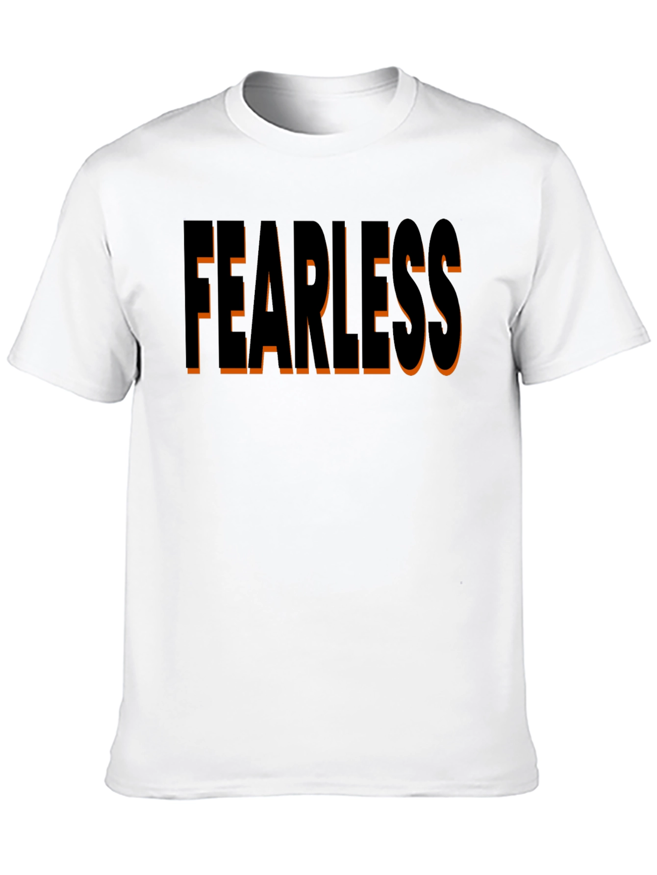 Black Fearless Black Graphic Tee view 10