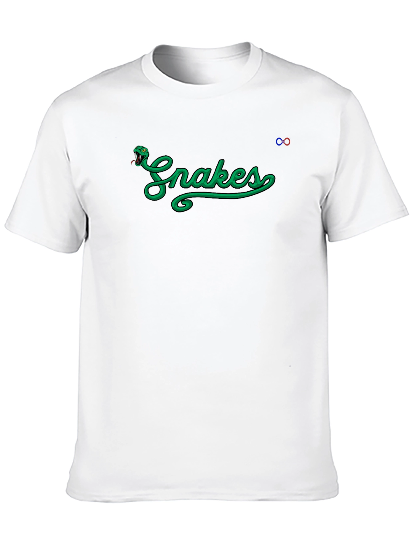 Black Snakes Graphic Tee - Black Crew Neck T-Shirt view 10