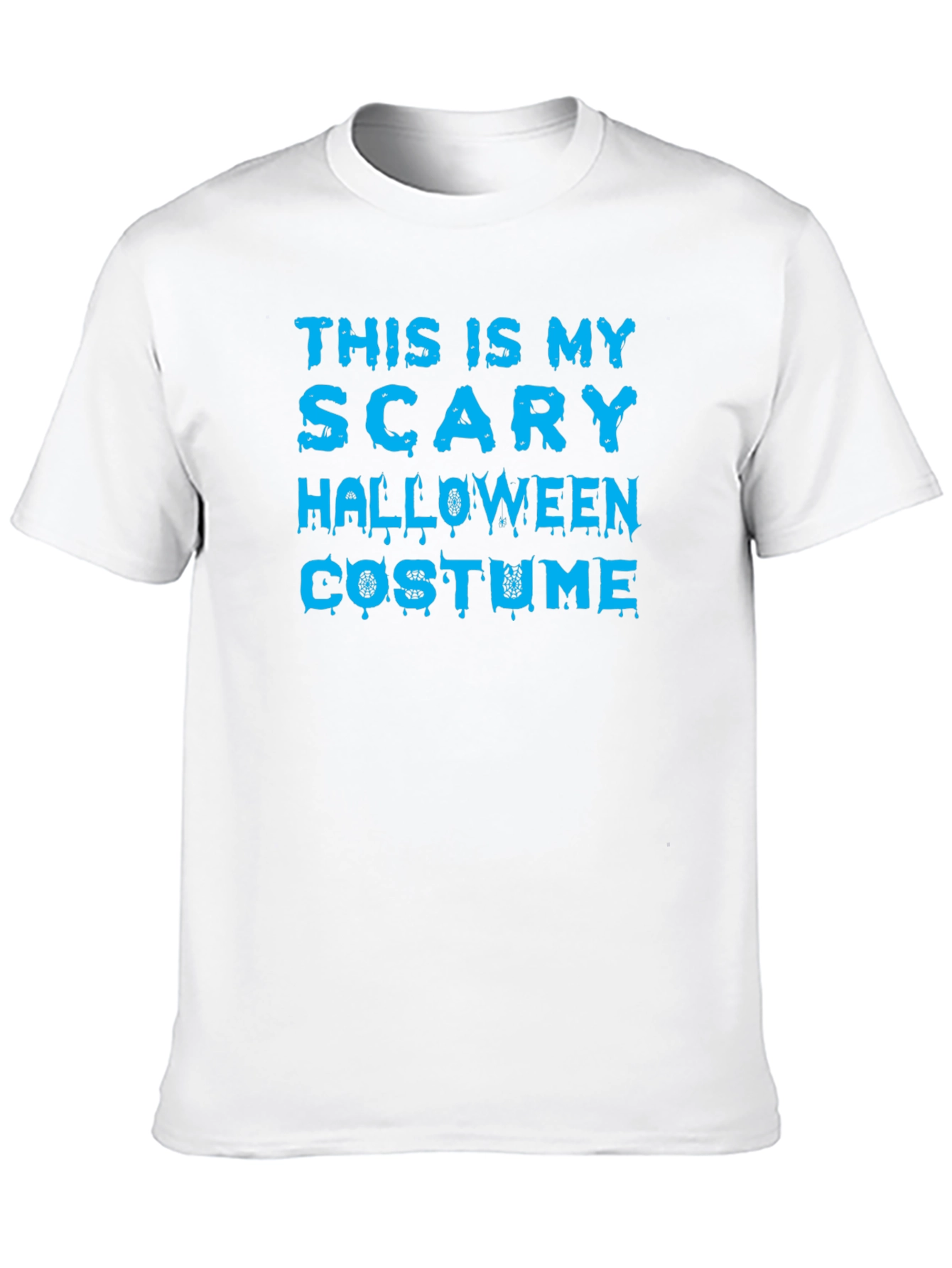Black Scary Halloween Costume T-Shirt view 10