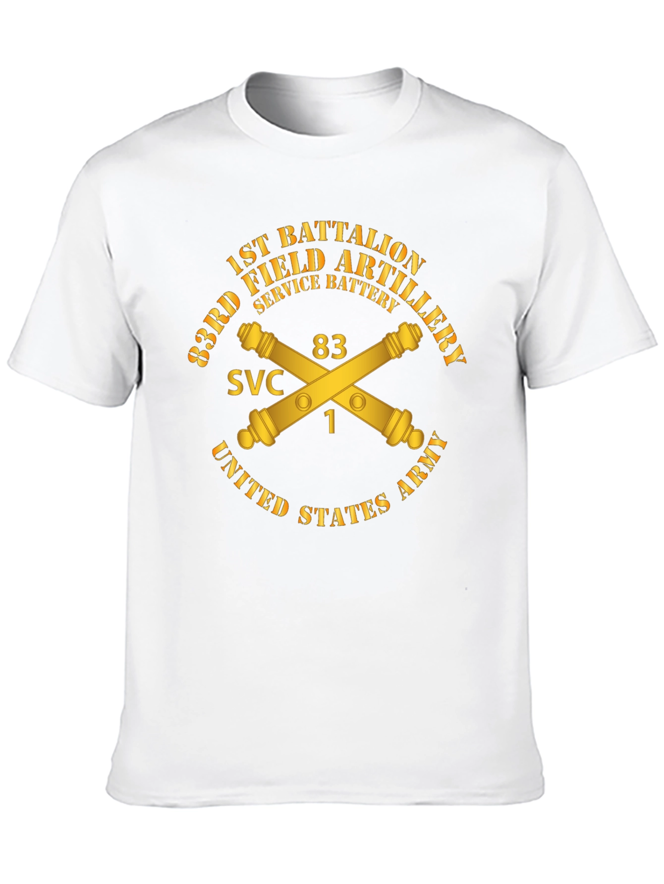 Black 83rd Field Artillery T-Shirt - United States Army Tee view 10