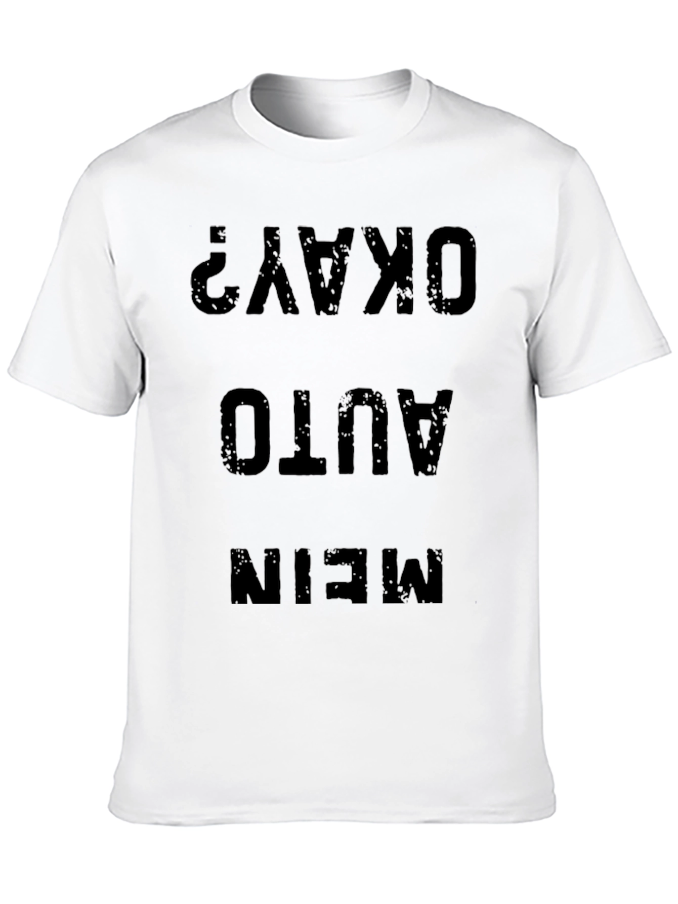 Black Mein Auto Okay? Black Graphic Tee view 10