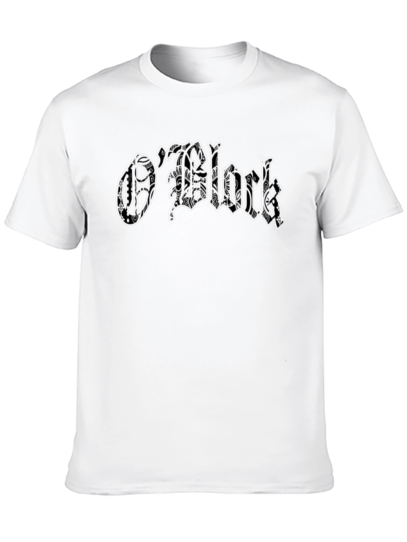 Black O'Block Graphic Black T-Shirt view 10