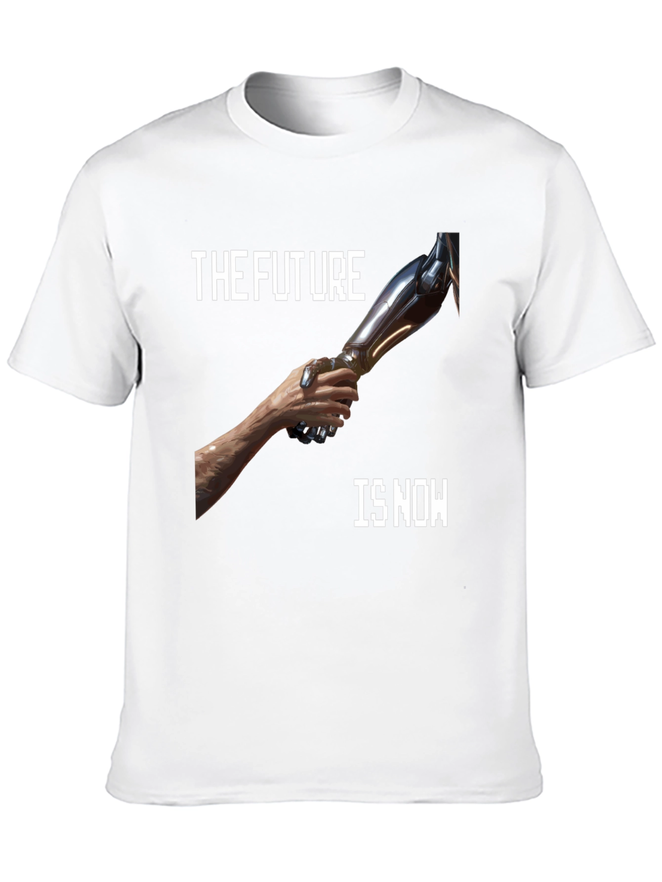 Black The Future is Now T-Shirt view 10