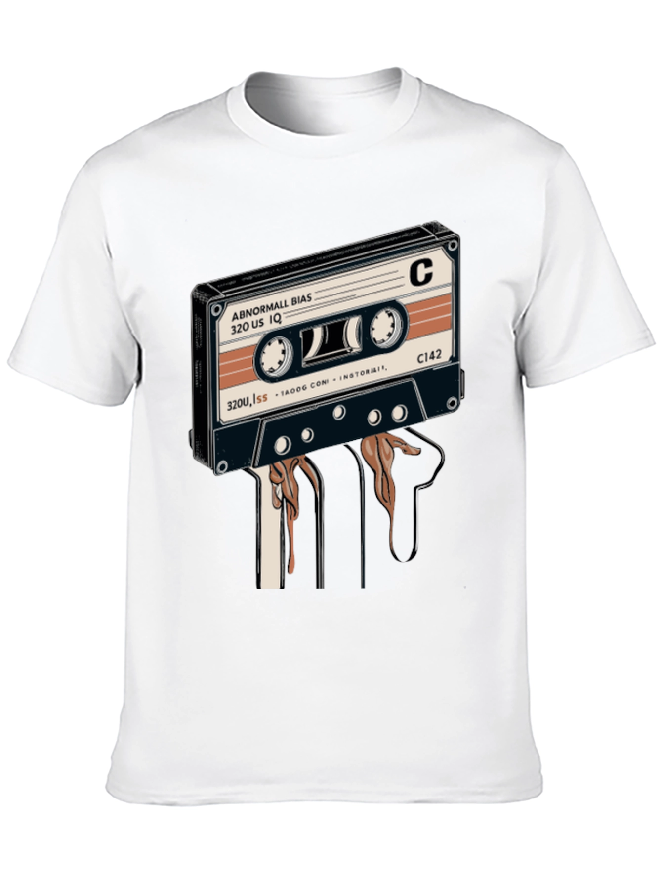 Black Retro Cassette Tape Graphic Tee - Black view 10