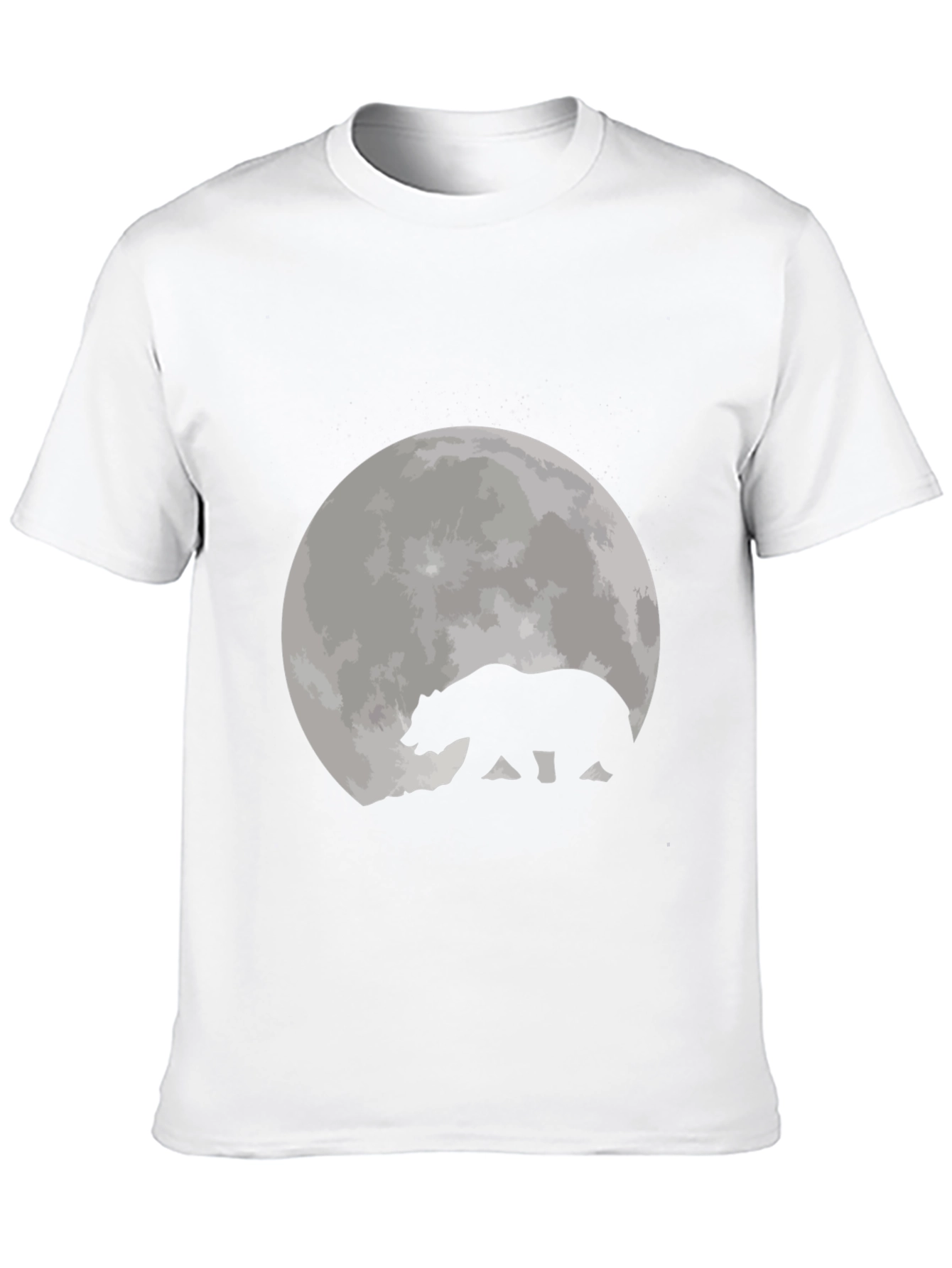 Black Bear Moon Black T-Shirt view 10