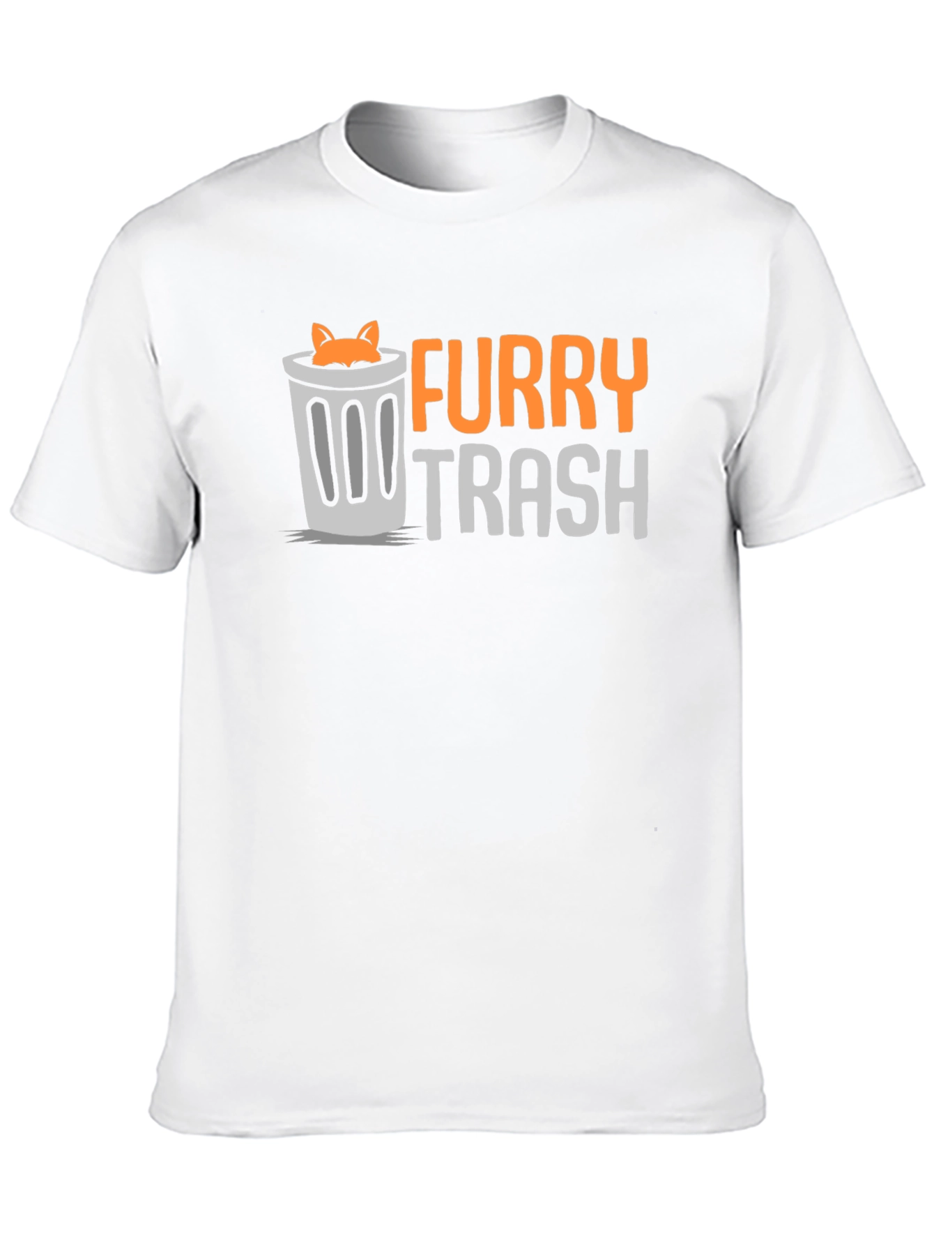 Black Furry Trash T-Shirt - Funny Graphic Tee view 10