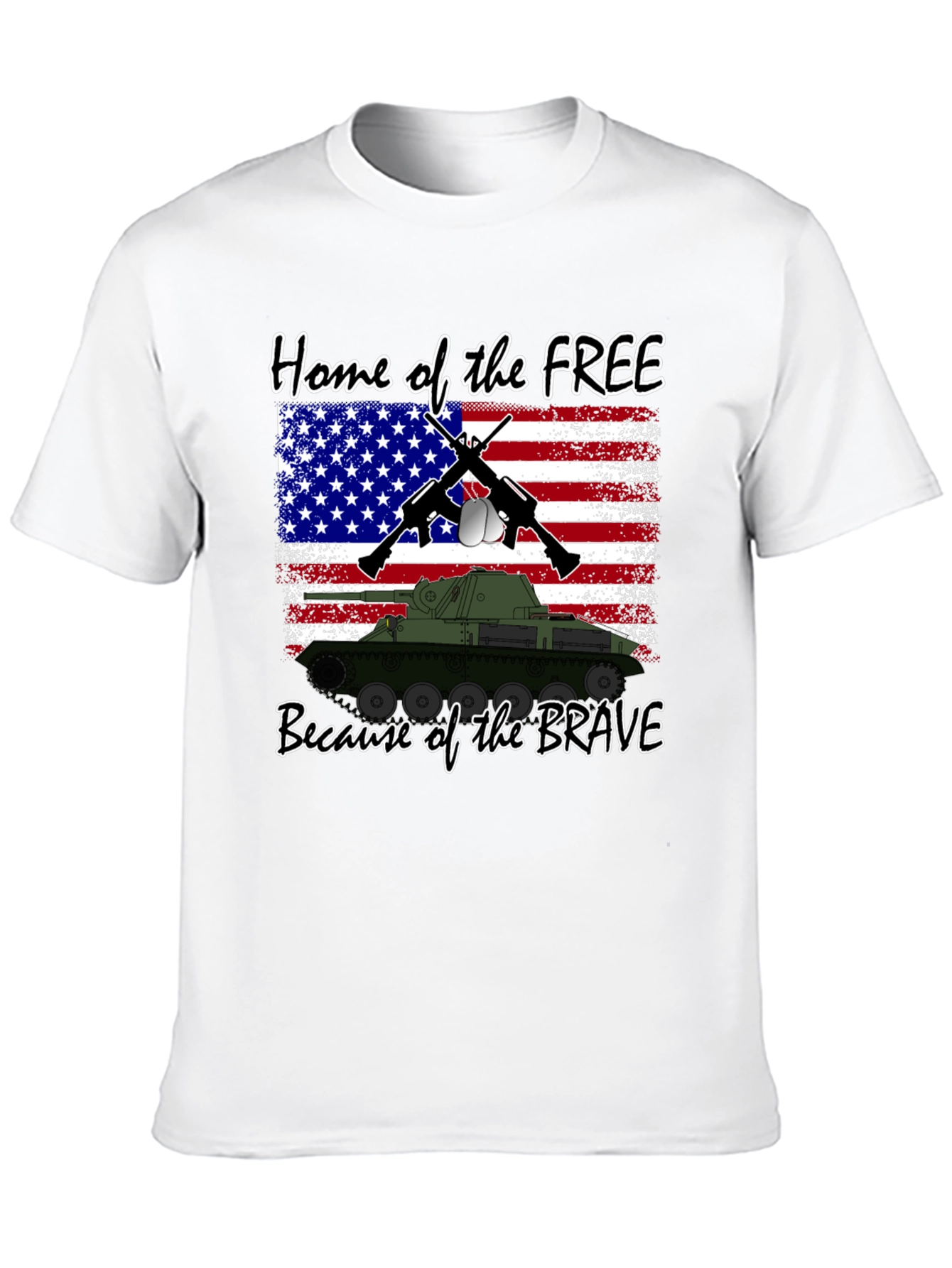 Black Home of the Free T-Shirt view 10