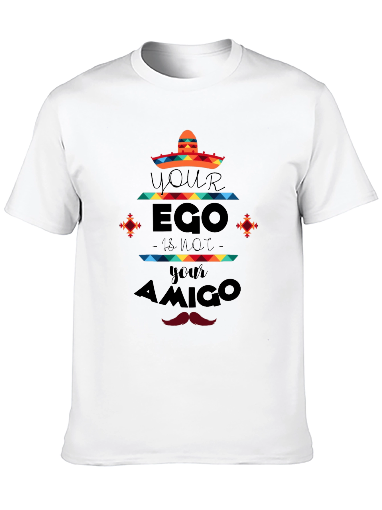 Black Ego Is Not Your Amigo Graphic Tee view 10