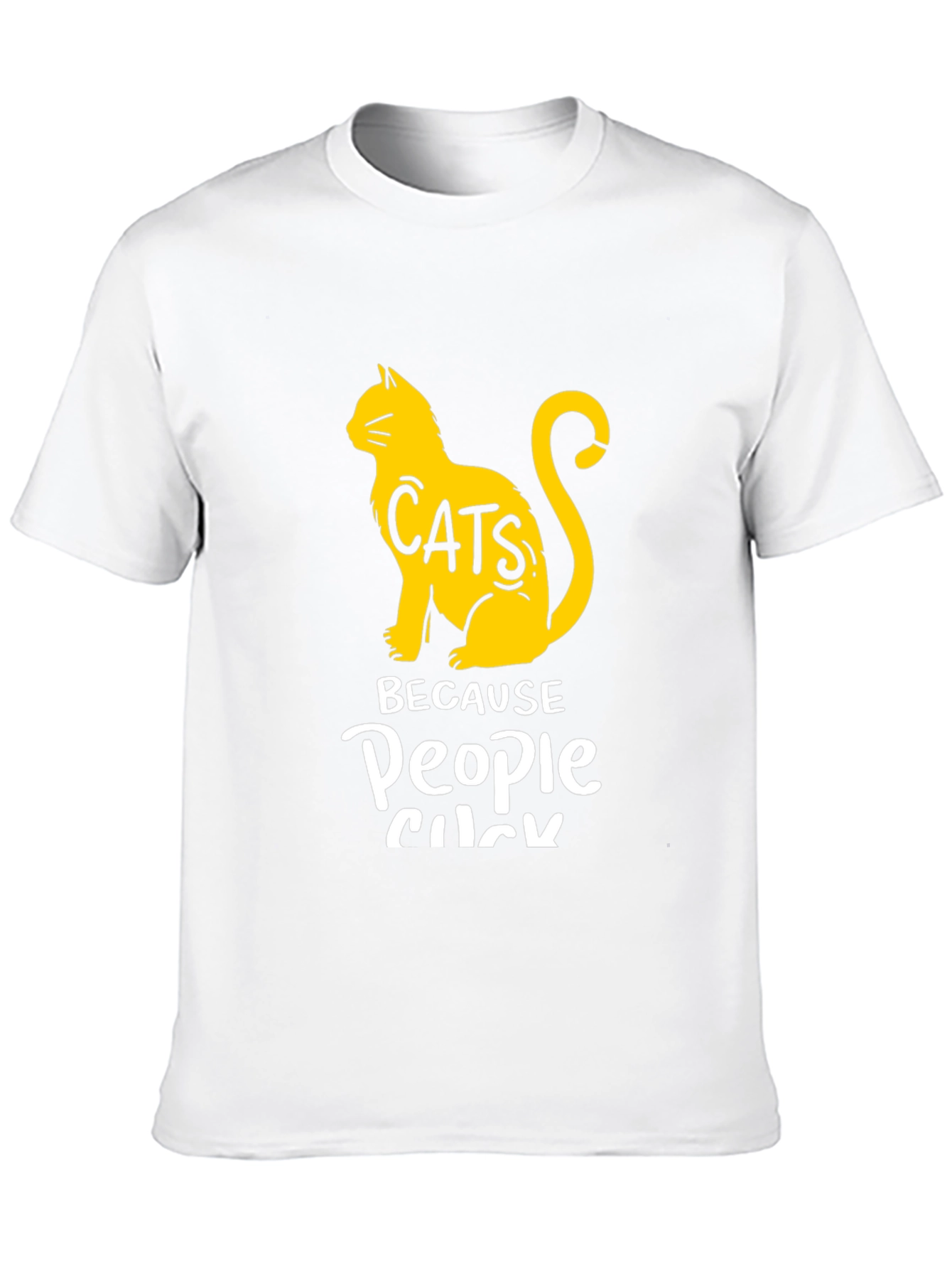 Black Cats Because People Suck Graphic T-Shirt view 10
