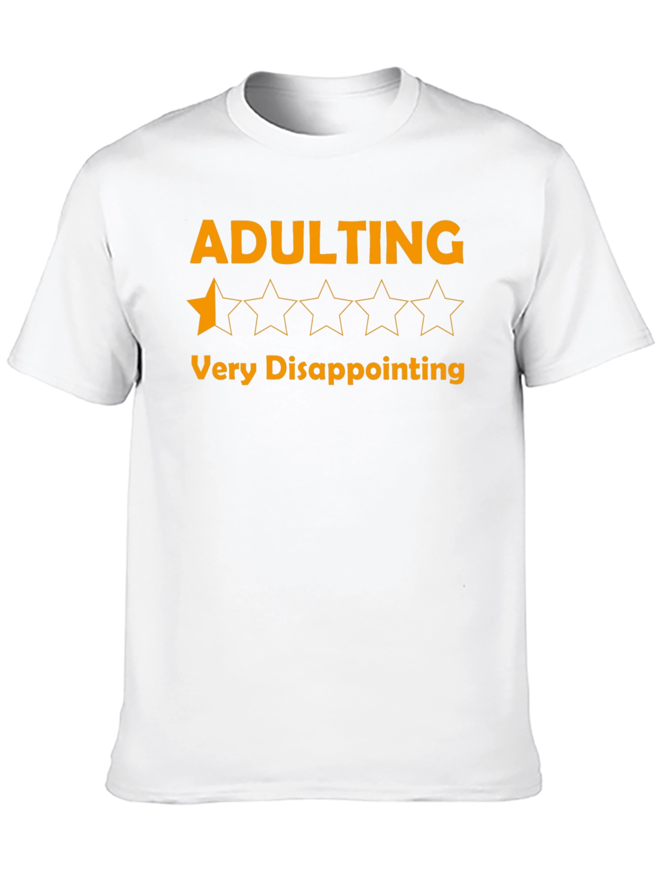 Black Adulting One-Star Disappointment Graphic Tee view 10