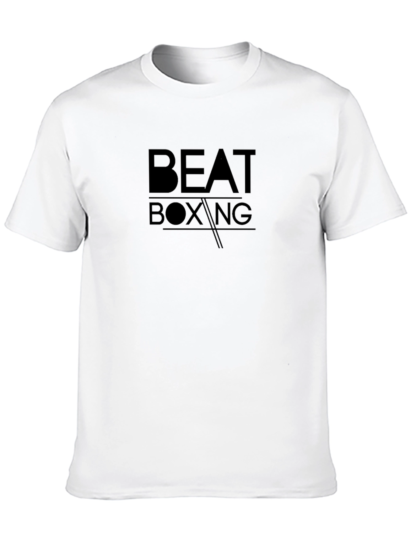 Black Black Beat Boxing Graphic T-Shirt view 10