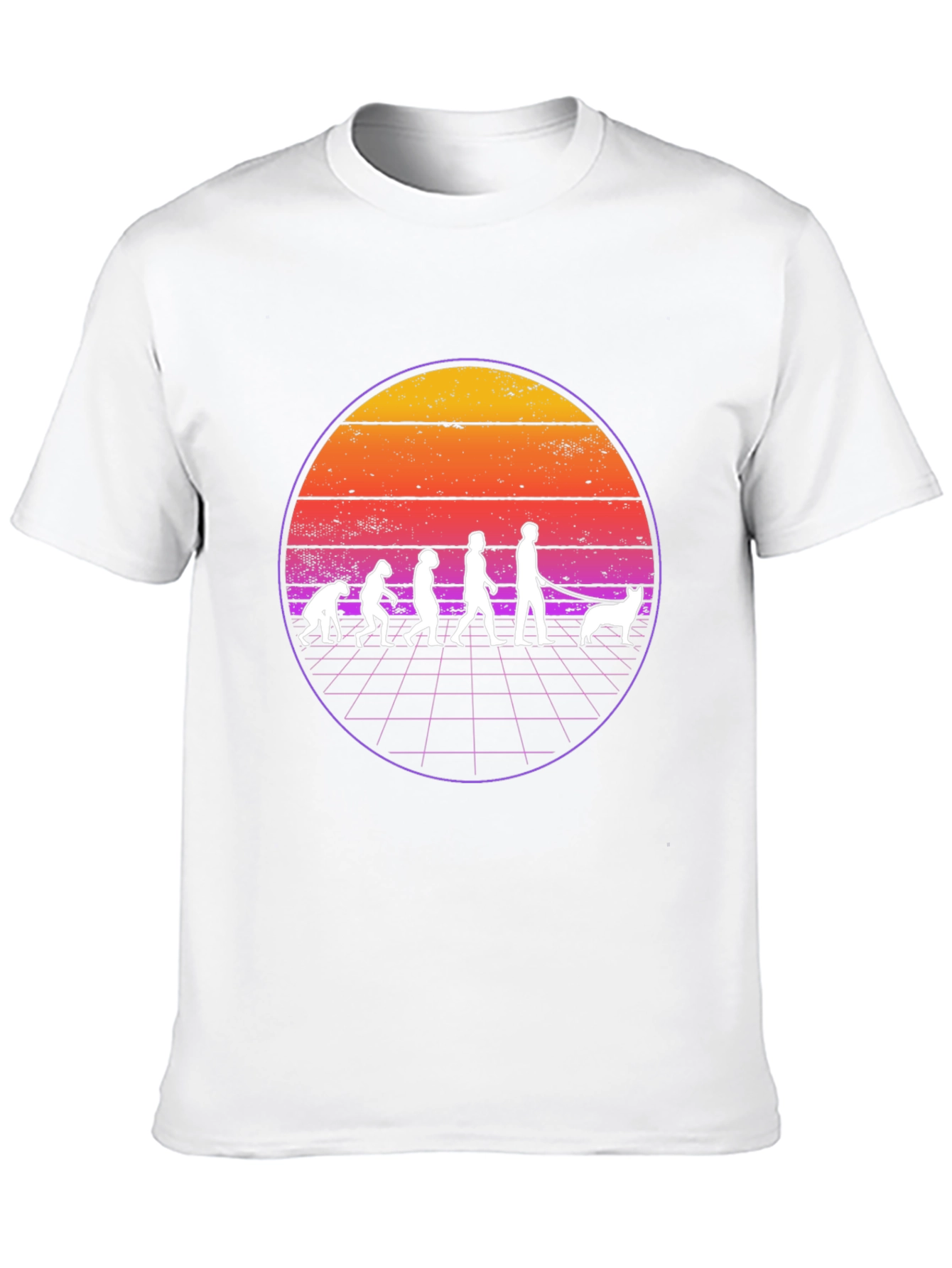 Black Evolution to Dog Walker Black Graphic Tee view 10