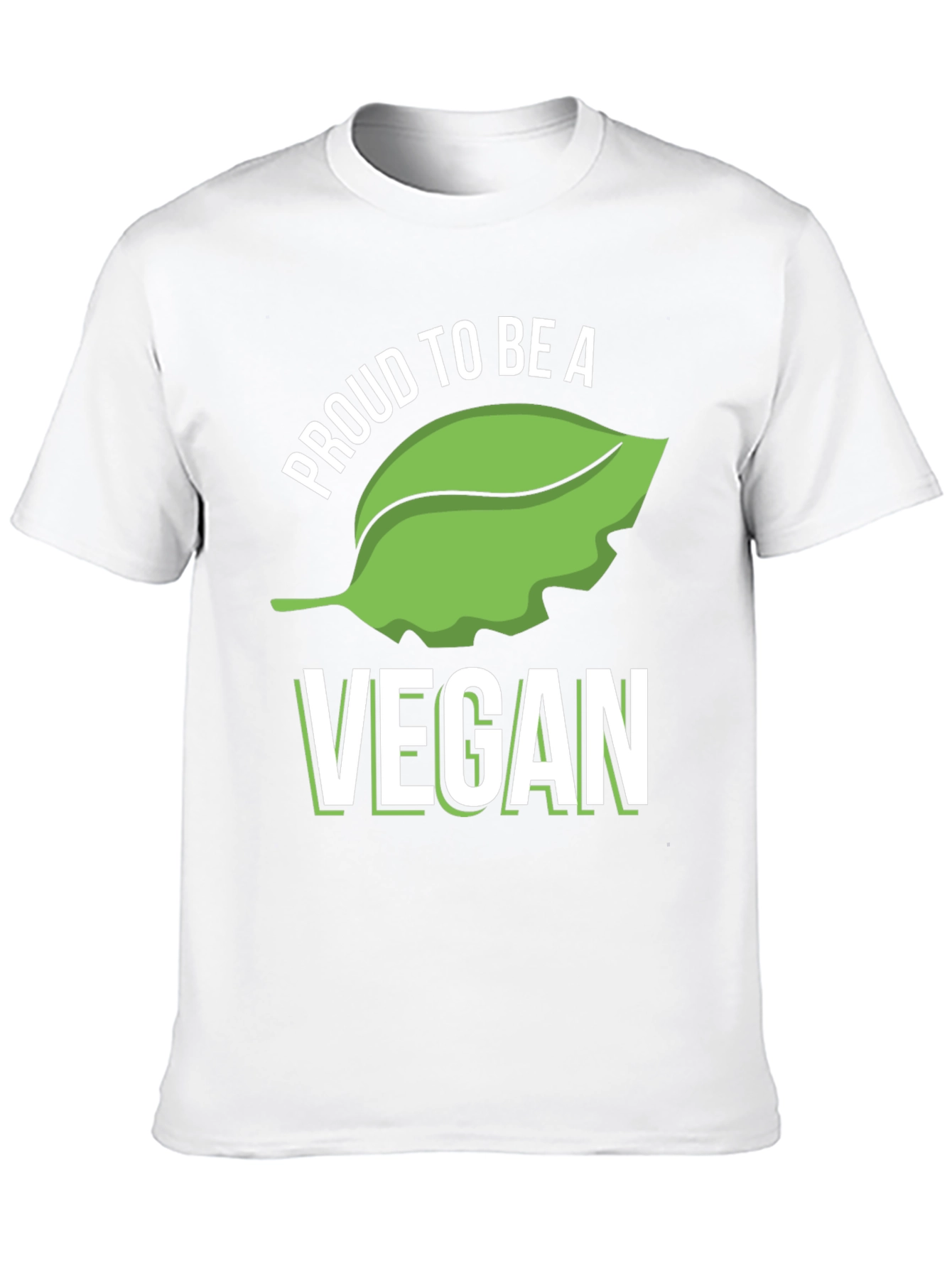 Black Proud Vegan T-Shirt - Black Cotton Blend view 10