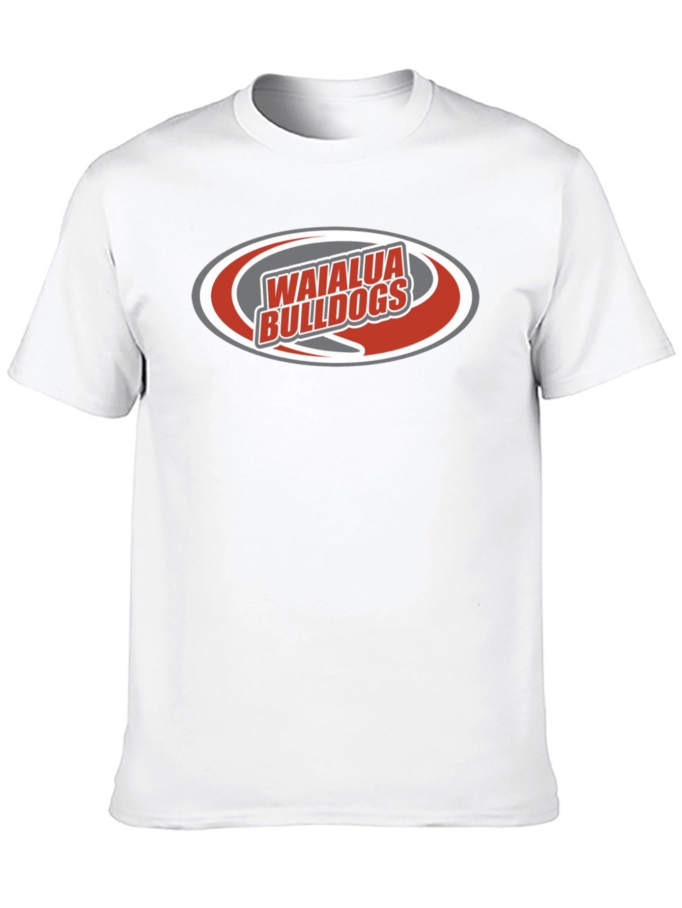 Black Waialua Bulldogs Black T-Shirt view 10