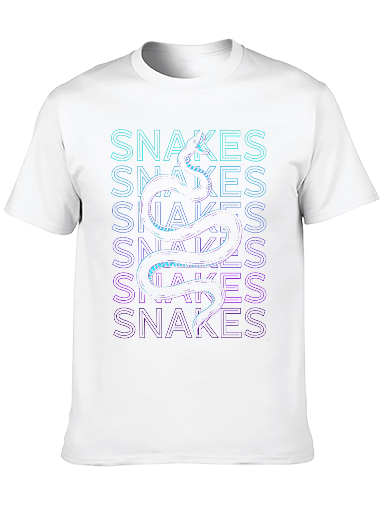 Black Snakes Graphic T-Shirt - Cool Reptile Design view 10