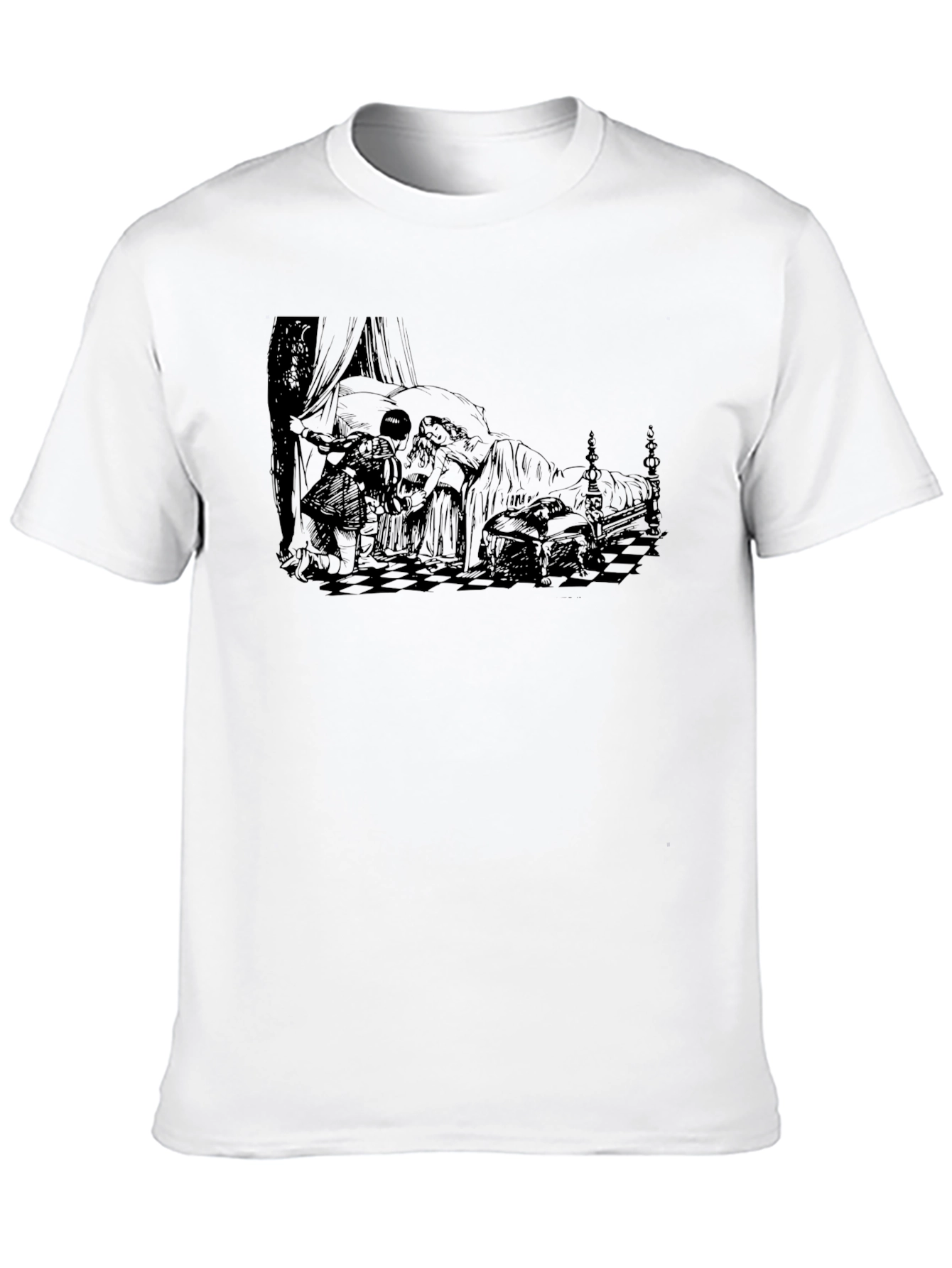 Black Dark Graphic Print T-Shirt view 10