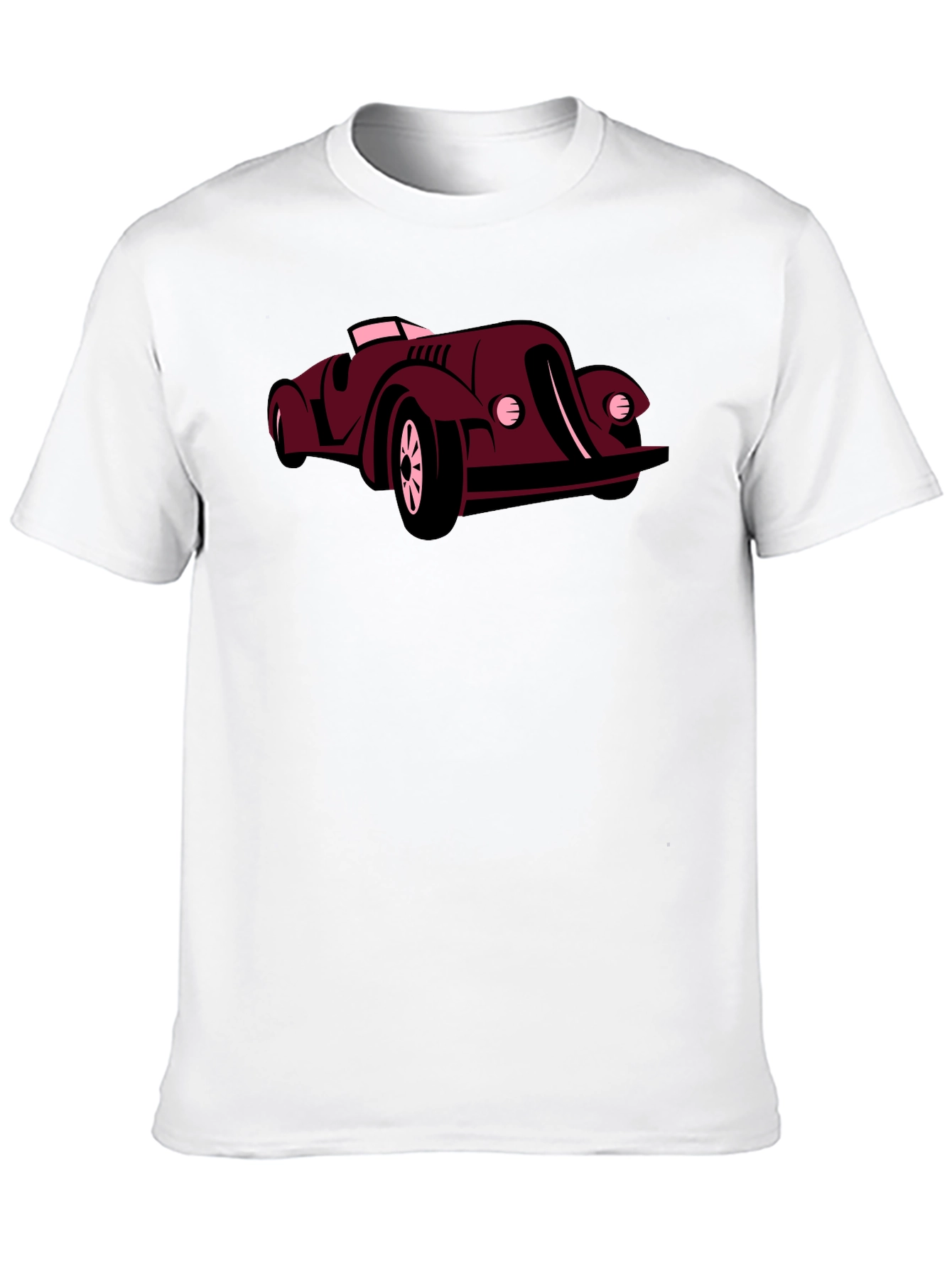 Black Vintage Car Graphic Tee - Retro Style view 10