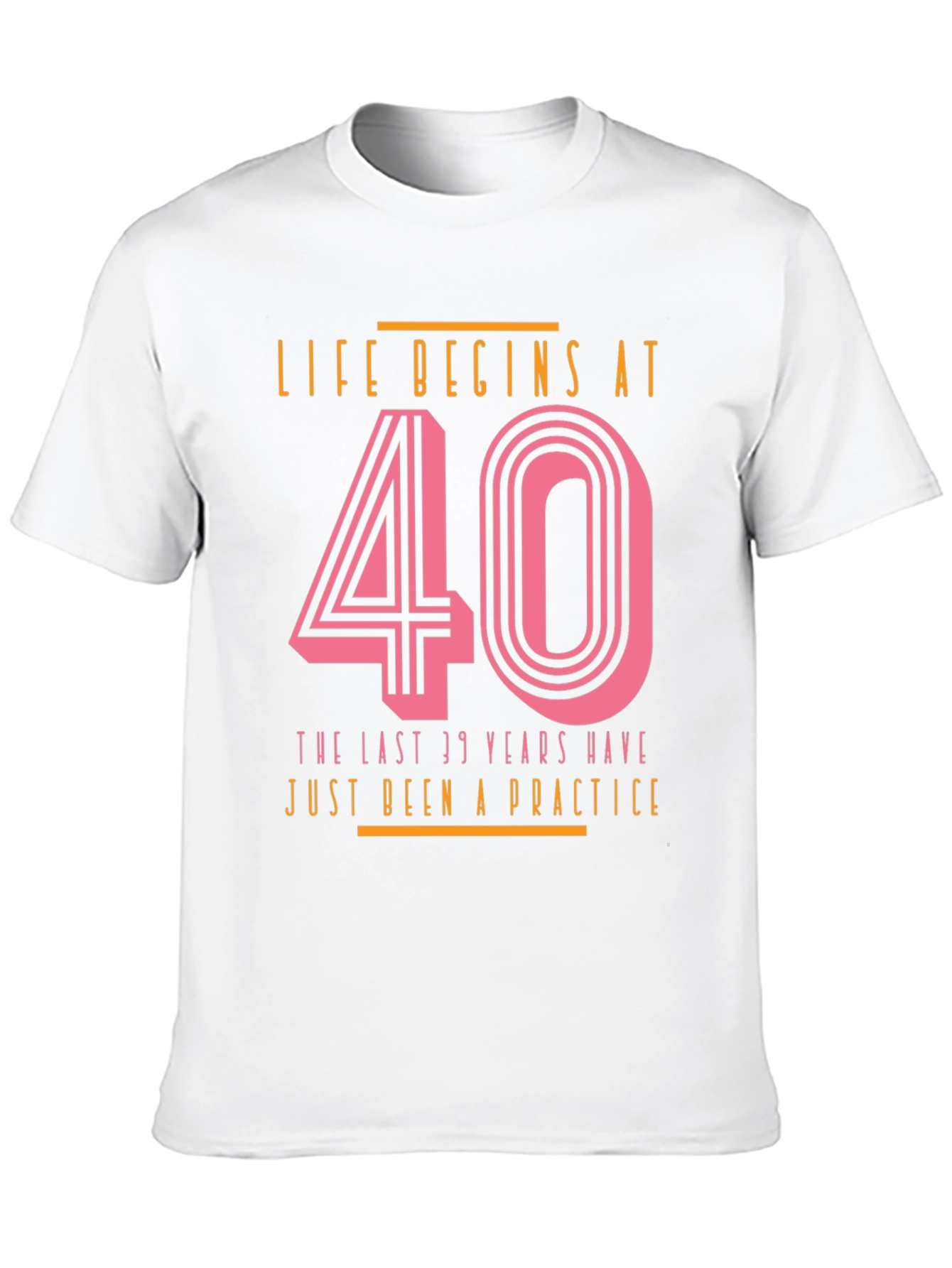 Black Life Begins at 40 T-Shirt view 10