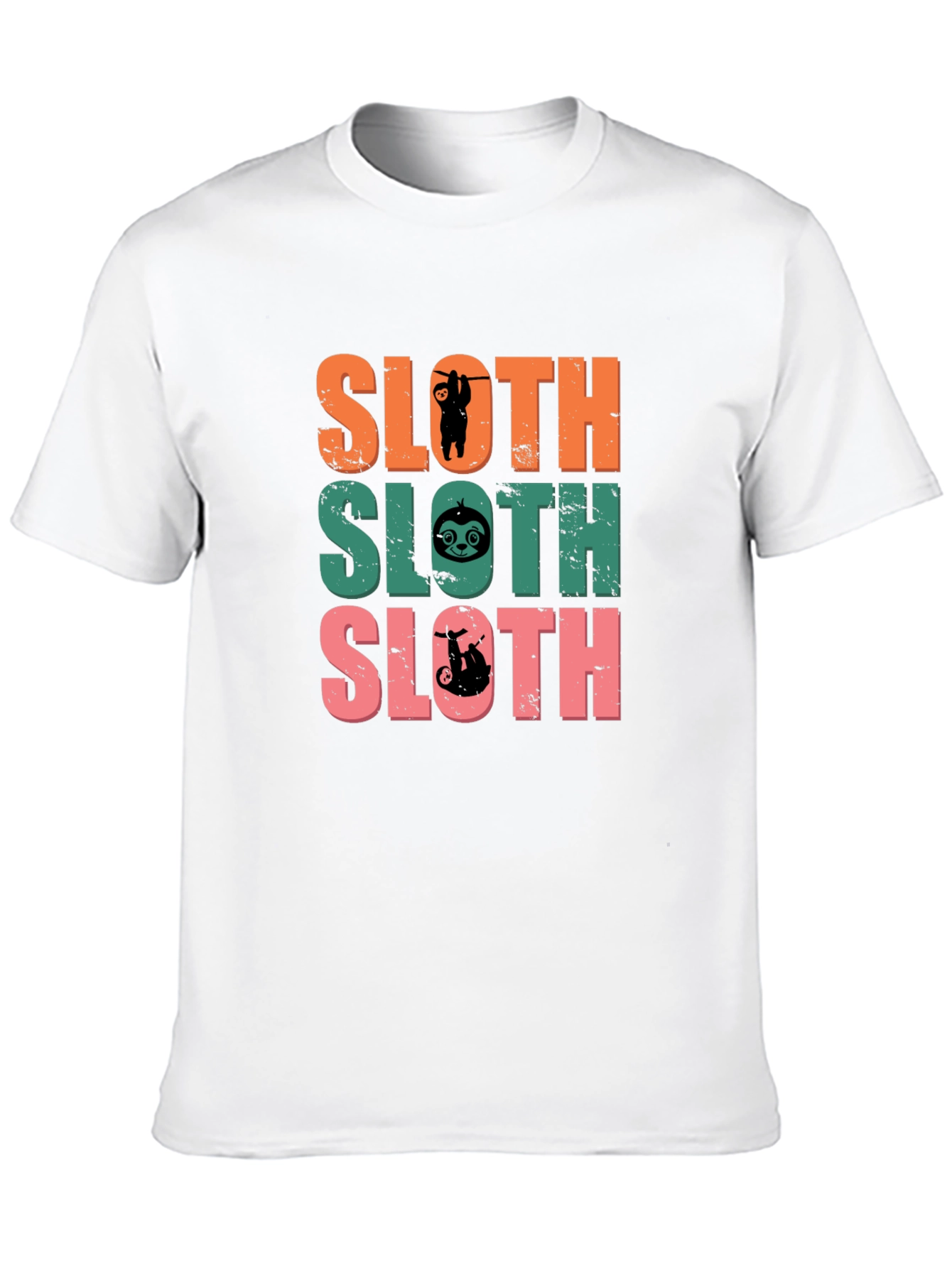 Black Sloth Graphic Print Tee - Fun & Quirky view 10