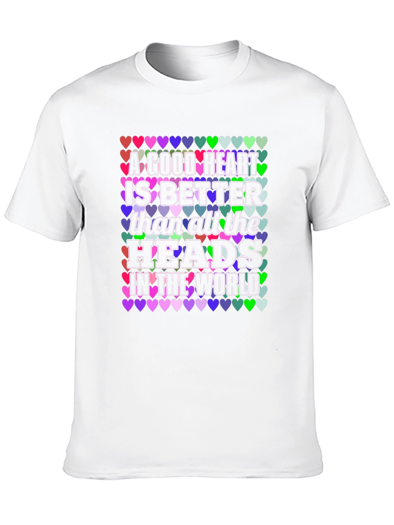 Black Good Heart T-Shirt view 10