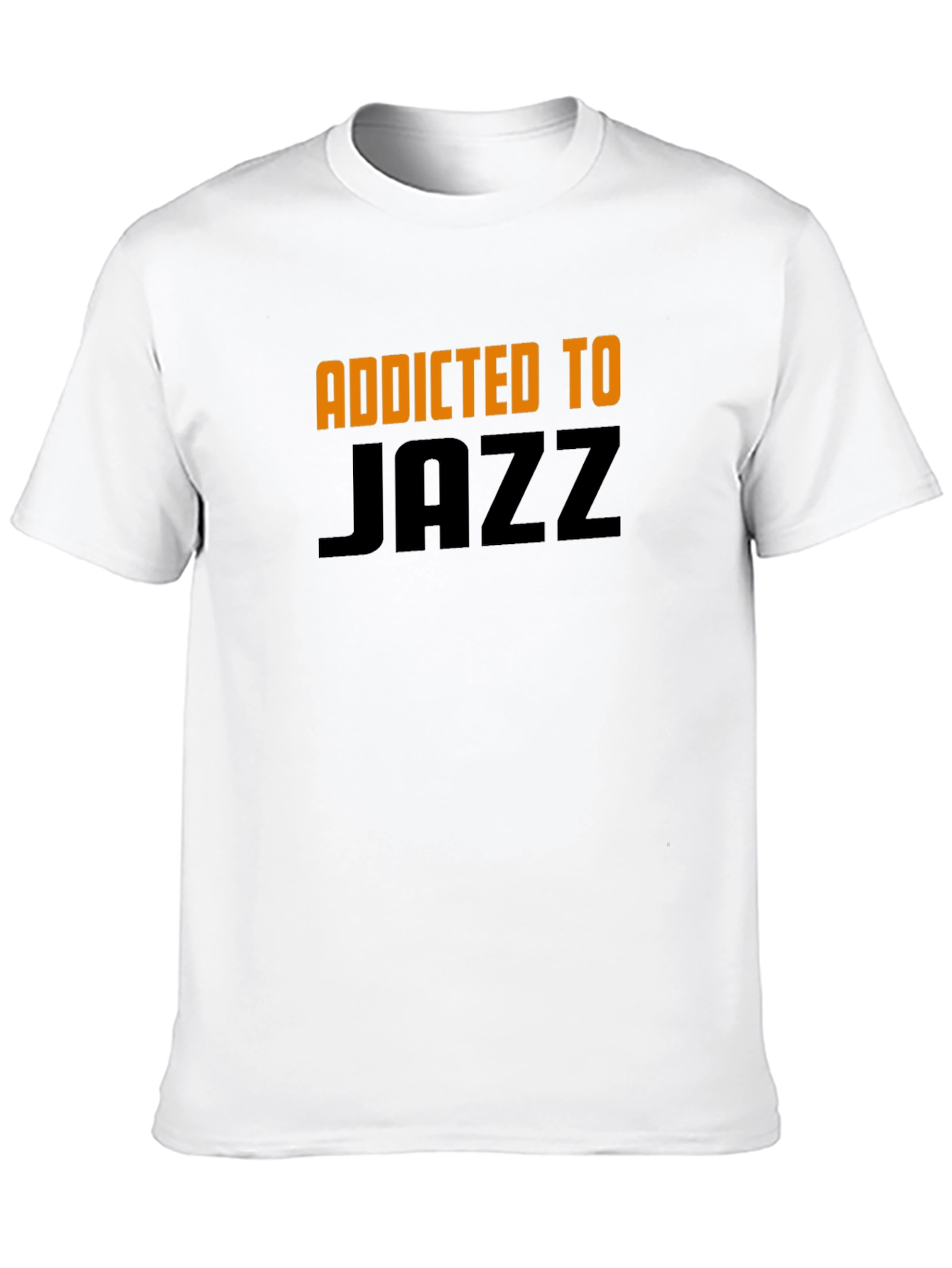 Black Addicted to Jazz Graphic Tee - Black Cotton Blend view 10