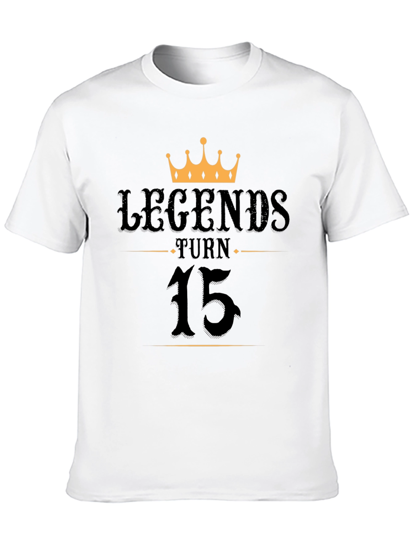Black Legends Turn 15 Black Graphic Tee view 10