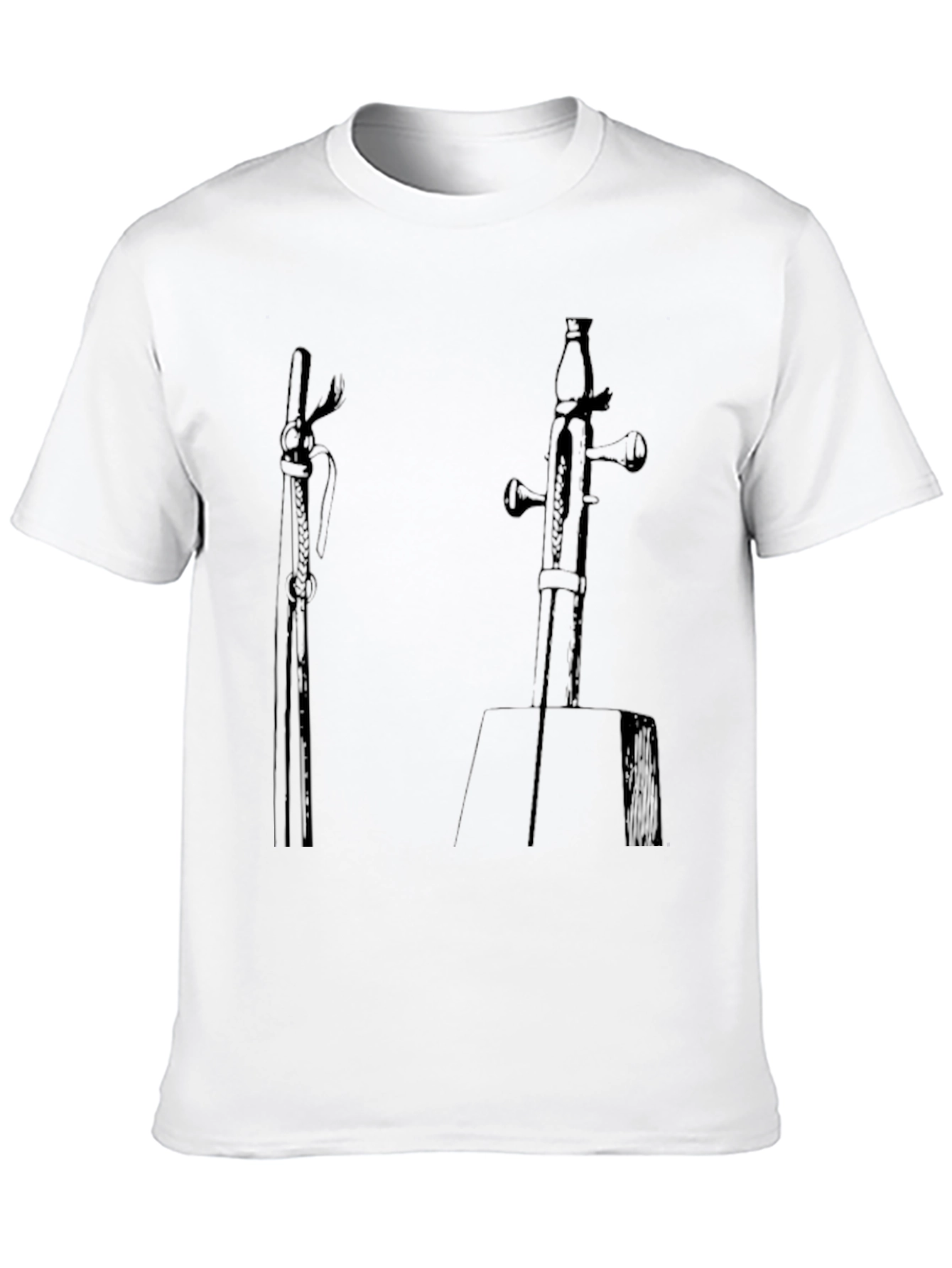 Black Vintage Musical Instrument Graphic Tee view 10