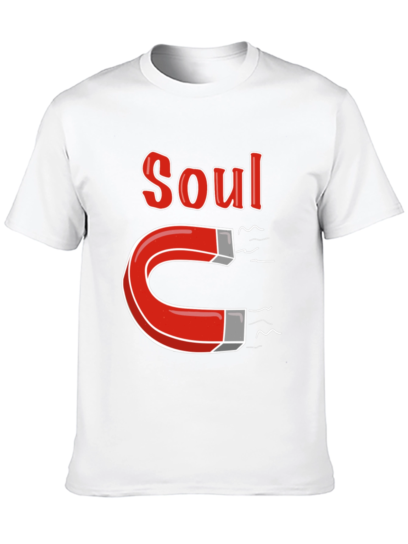 Black Soul Magnet Graphic T-Shirt - Black view 10