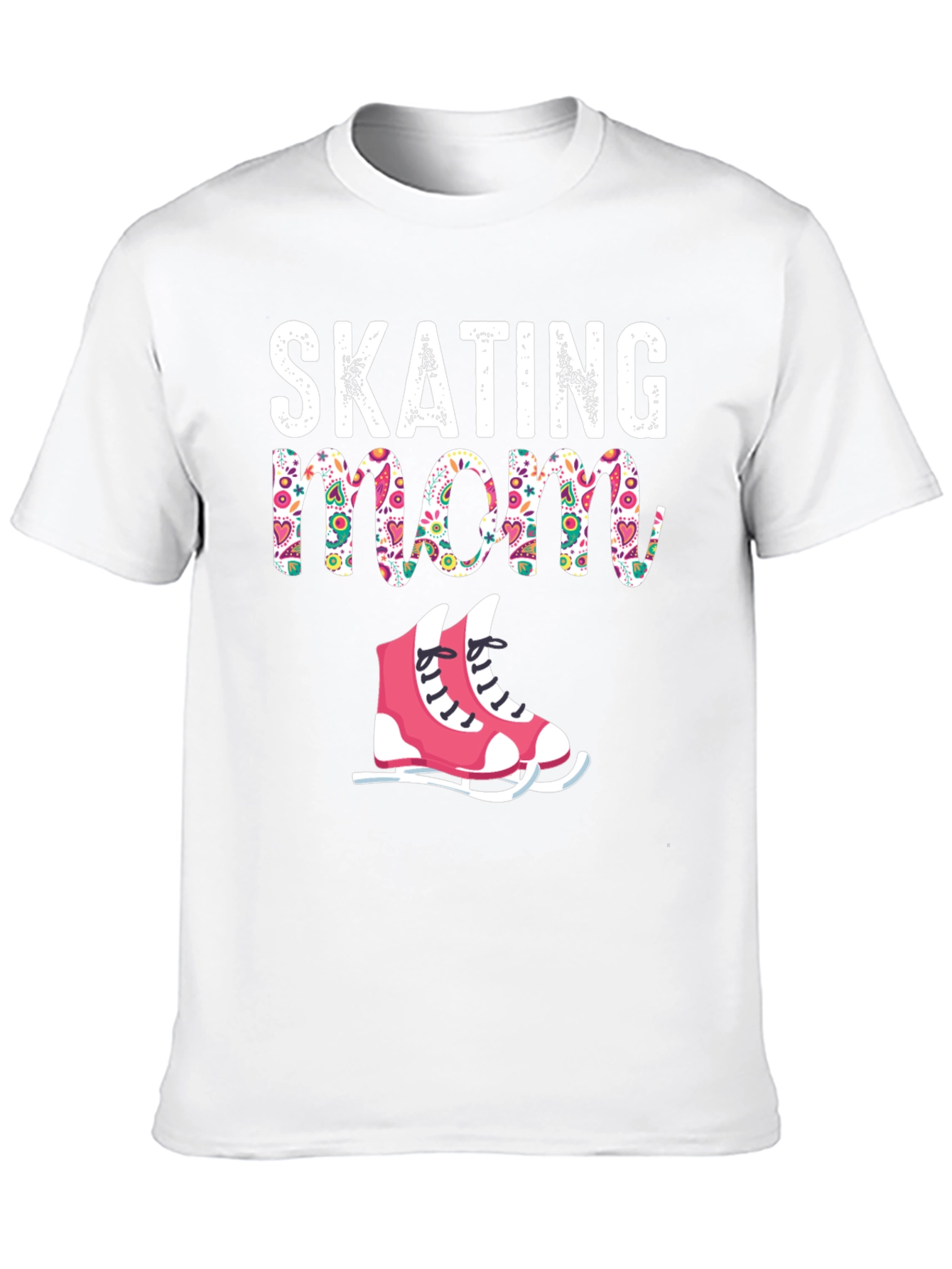 Black Skating Mom T-Shirt, Novelty Graphic Tee view 10